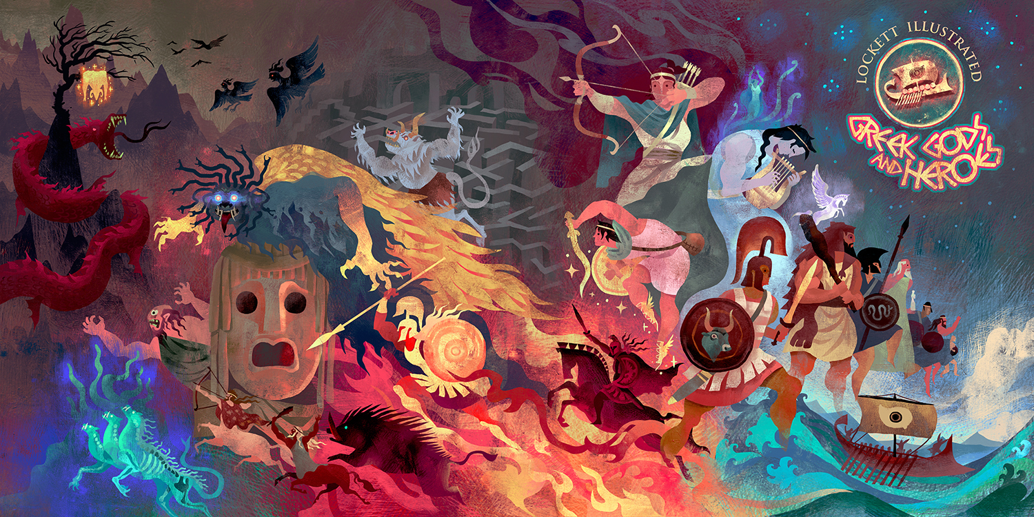 Get Ready for "Lockett Illustrated: Greek Gods and Heroes"