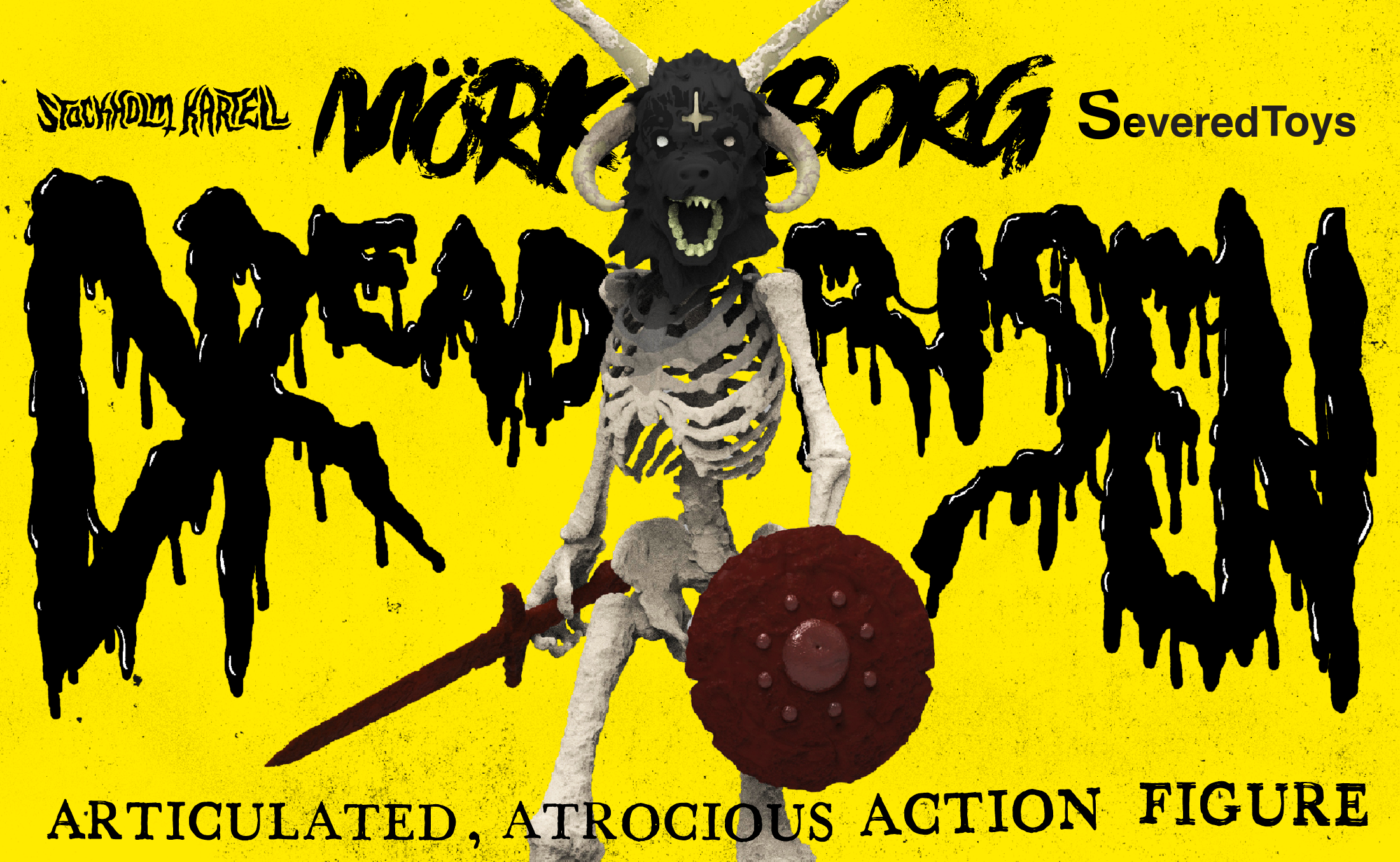 Get Ready for Mörk Borg Action Figure w/ Zine by Stockholm Kartell