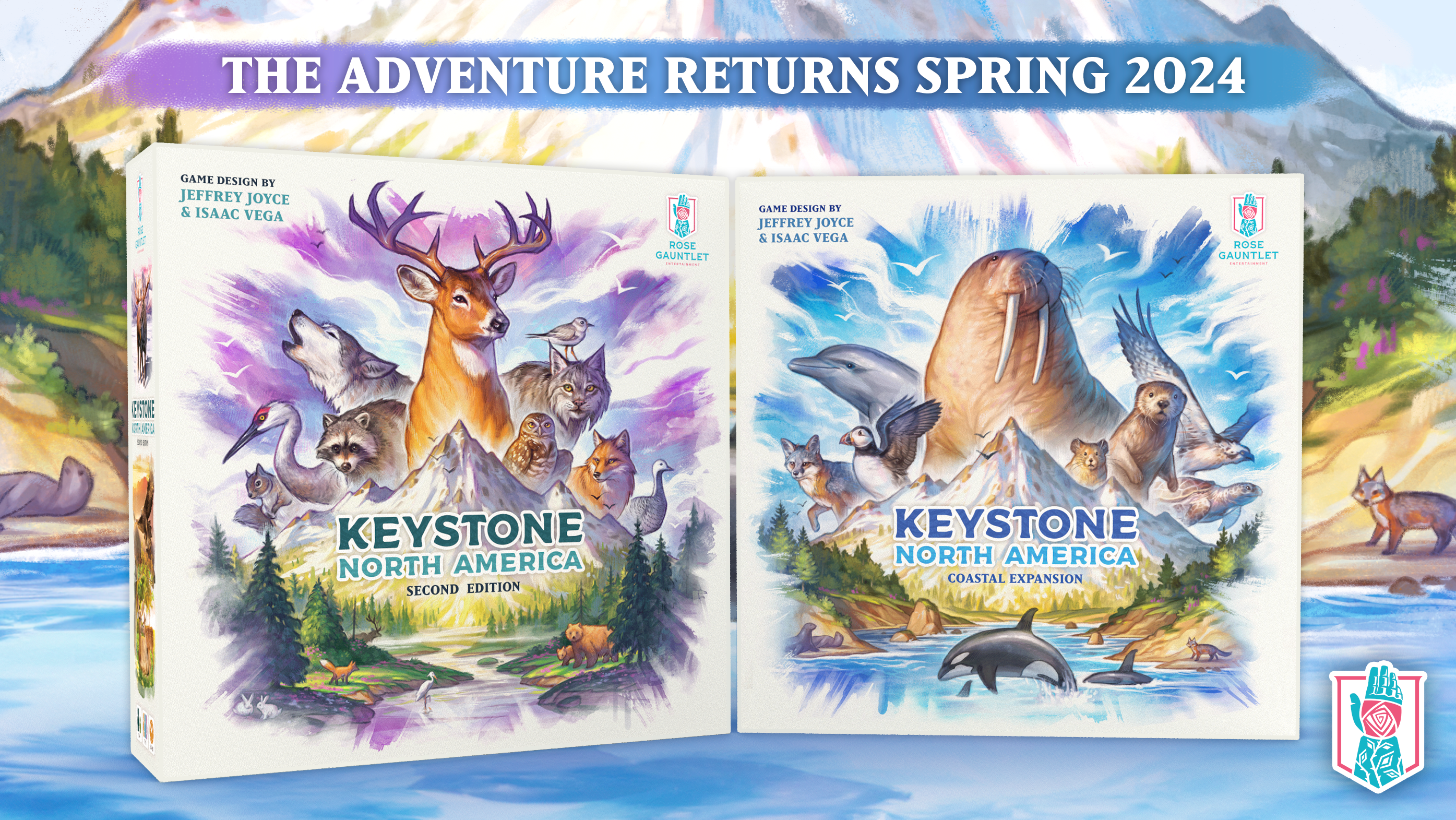 Discover the wild with Keystone: North America 2nd Edition and Coastal Expansion! 