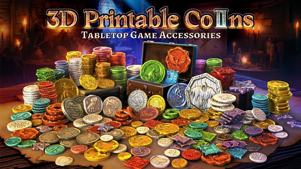 3D Printable Coins Returns to Kickstarter With Volume 2!