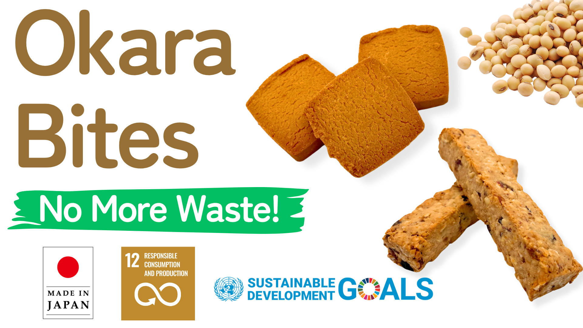 Get Ready for Okara Bites | No More Waste! New sustainable foods were born