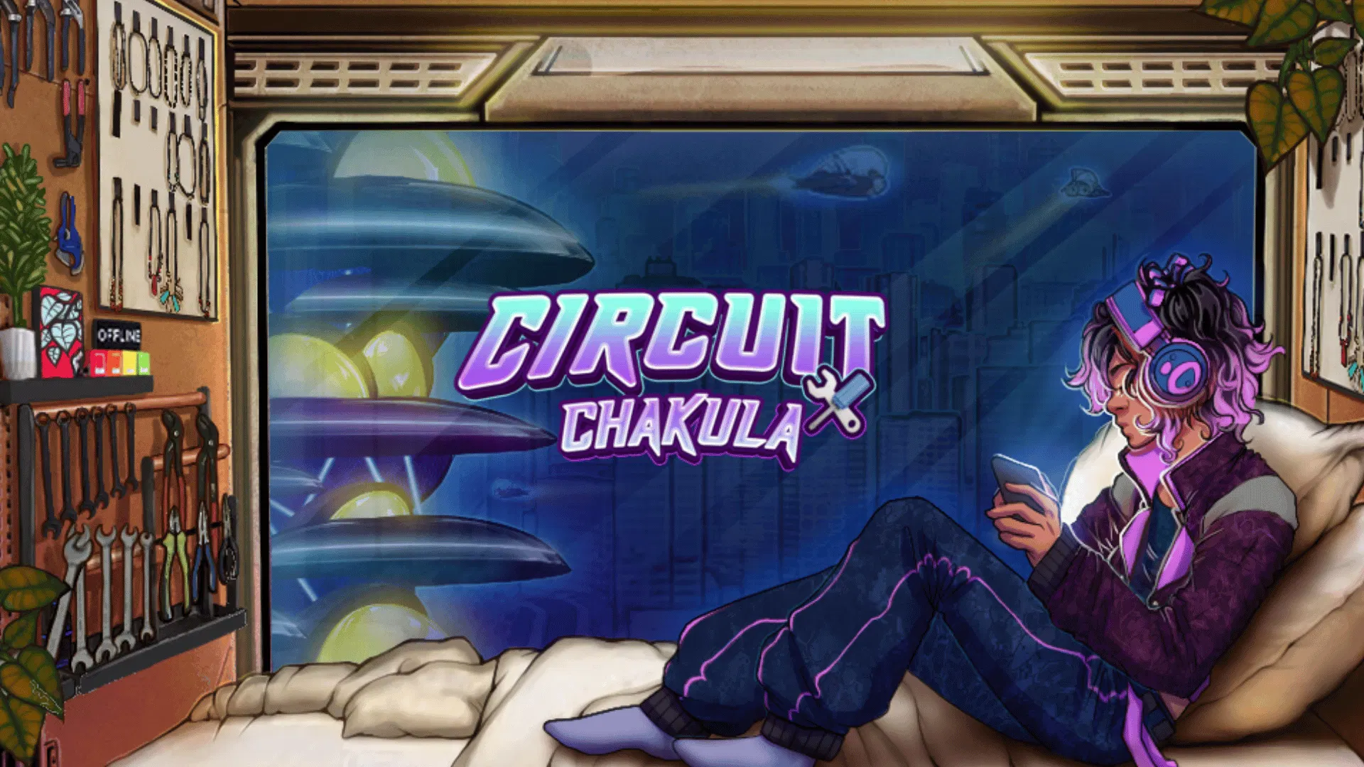 Circuit Chakula: A Cozy Afro-futurstic Visual Novel Game