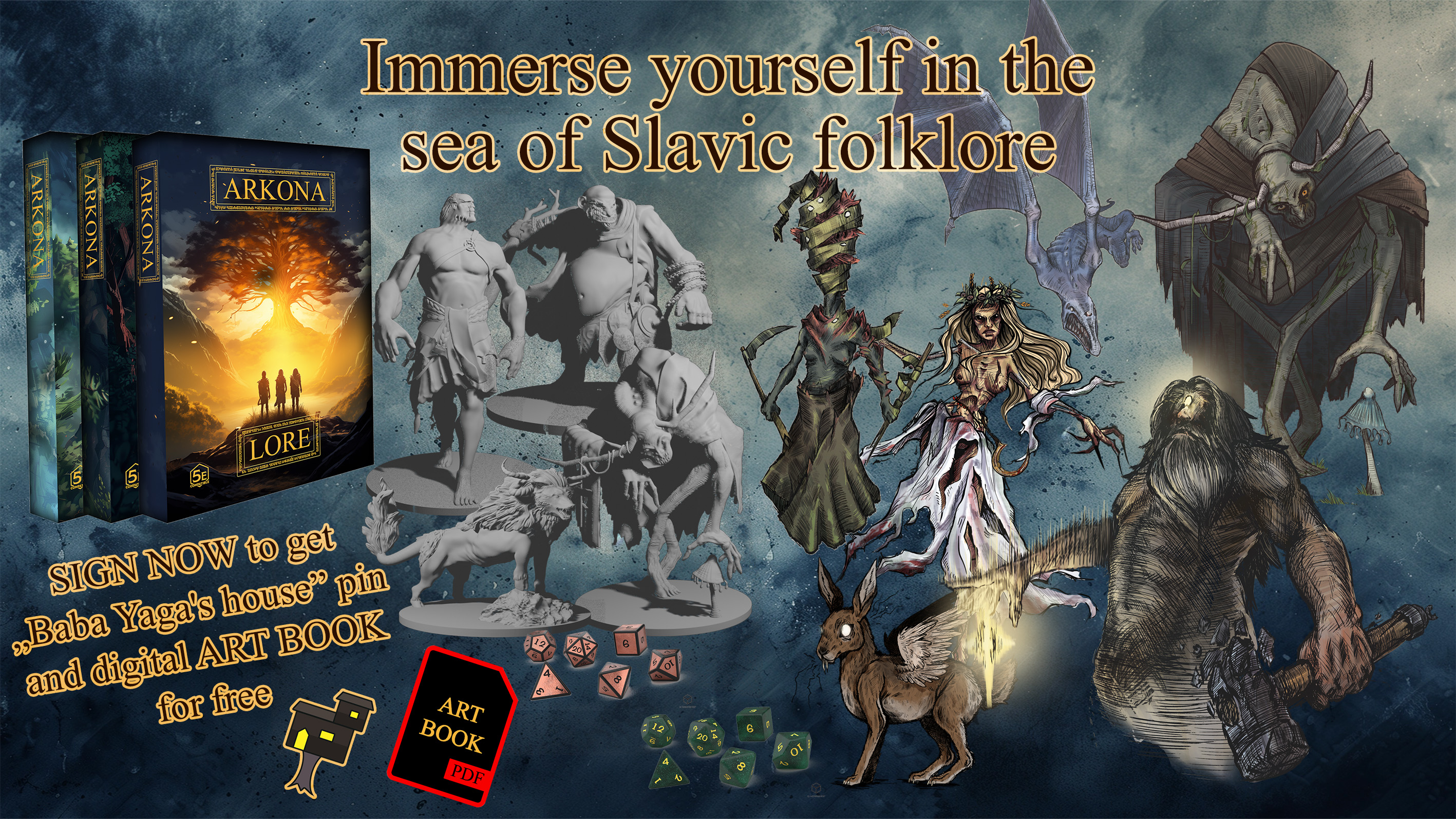 Get Ready for Arkona - complete Slavic Folklore compendium for 5e.