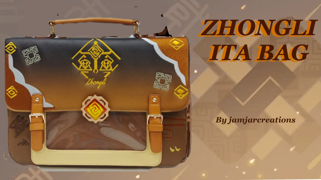 Get Ready for Zhongli genshin ita messenger bag