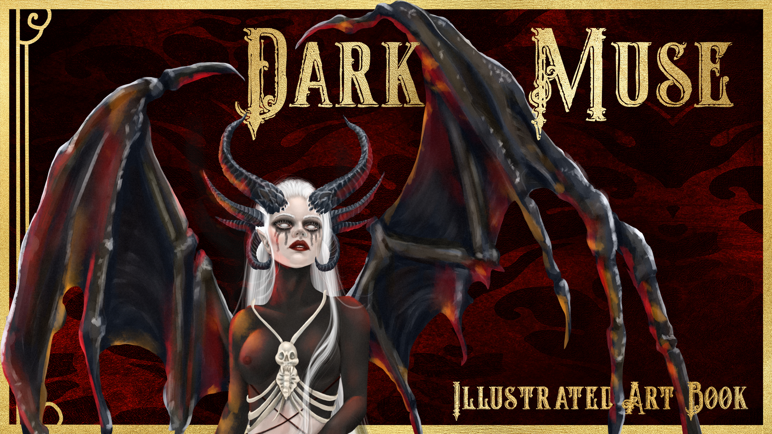 Get Ready for Dark Muse: art book, limited edition pin & art prints
