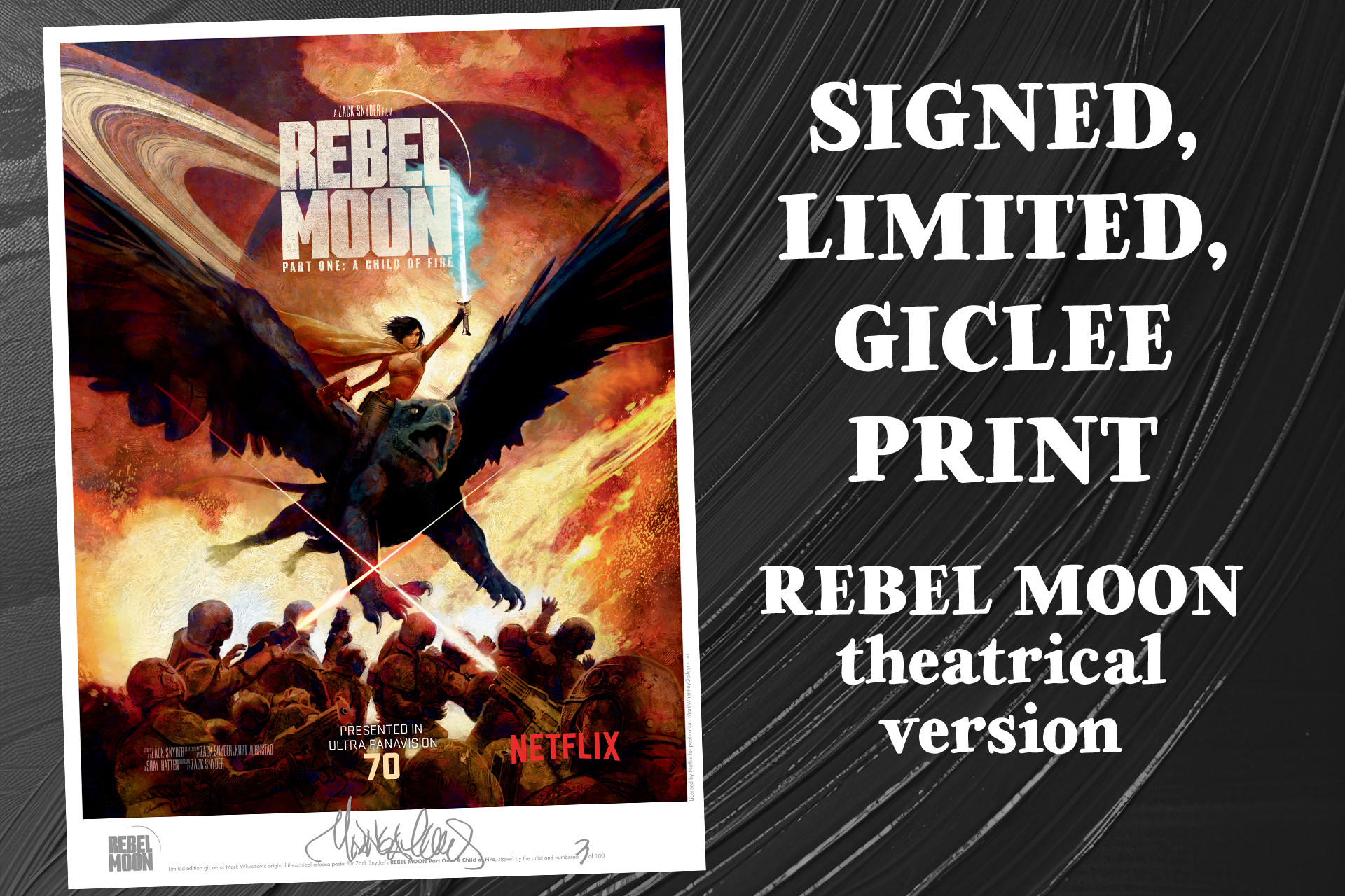 Get Ready for Limited Edition Zack Snyder's REBEL MOON art prints
