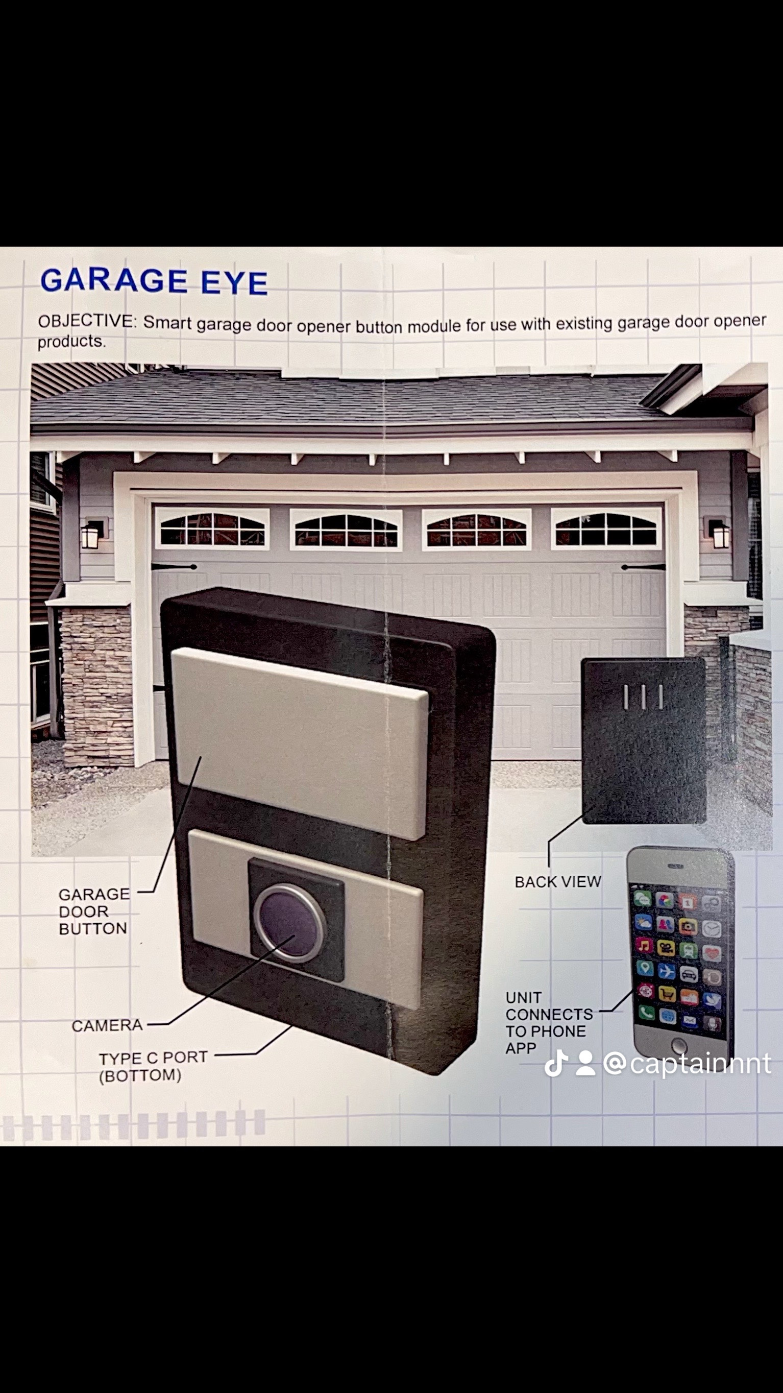 Get Ready for Garage Eye aims to revolutionize home security and convenience by bringing this innovative product to market.