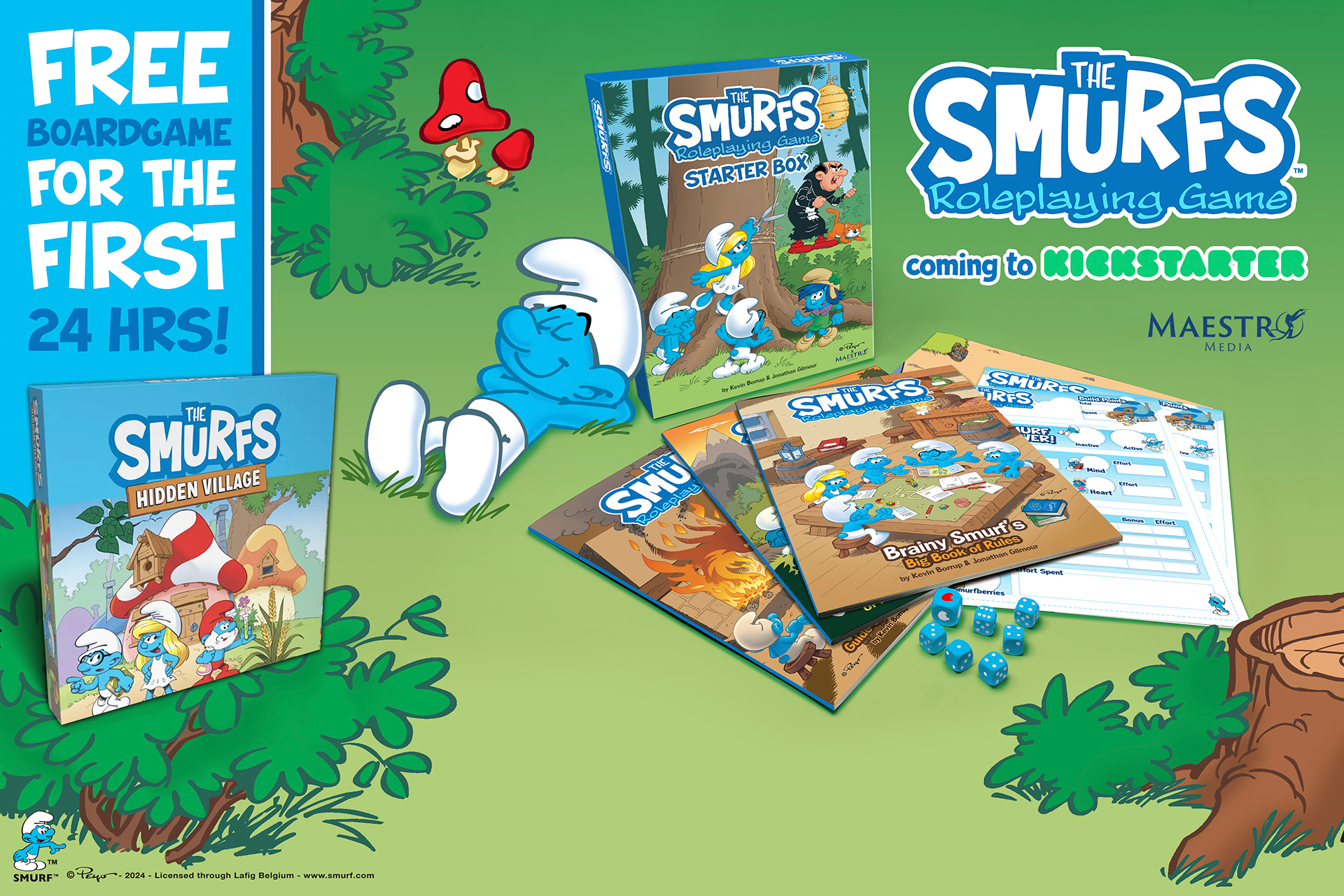 Get Your FREE Smurfs RPG Quick Start Guide!
