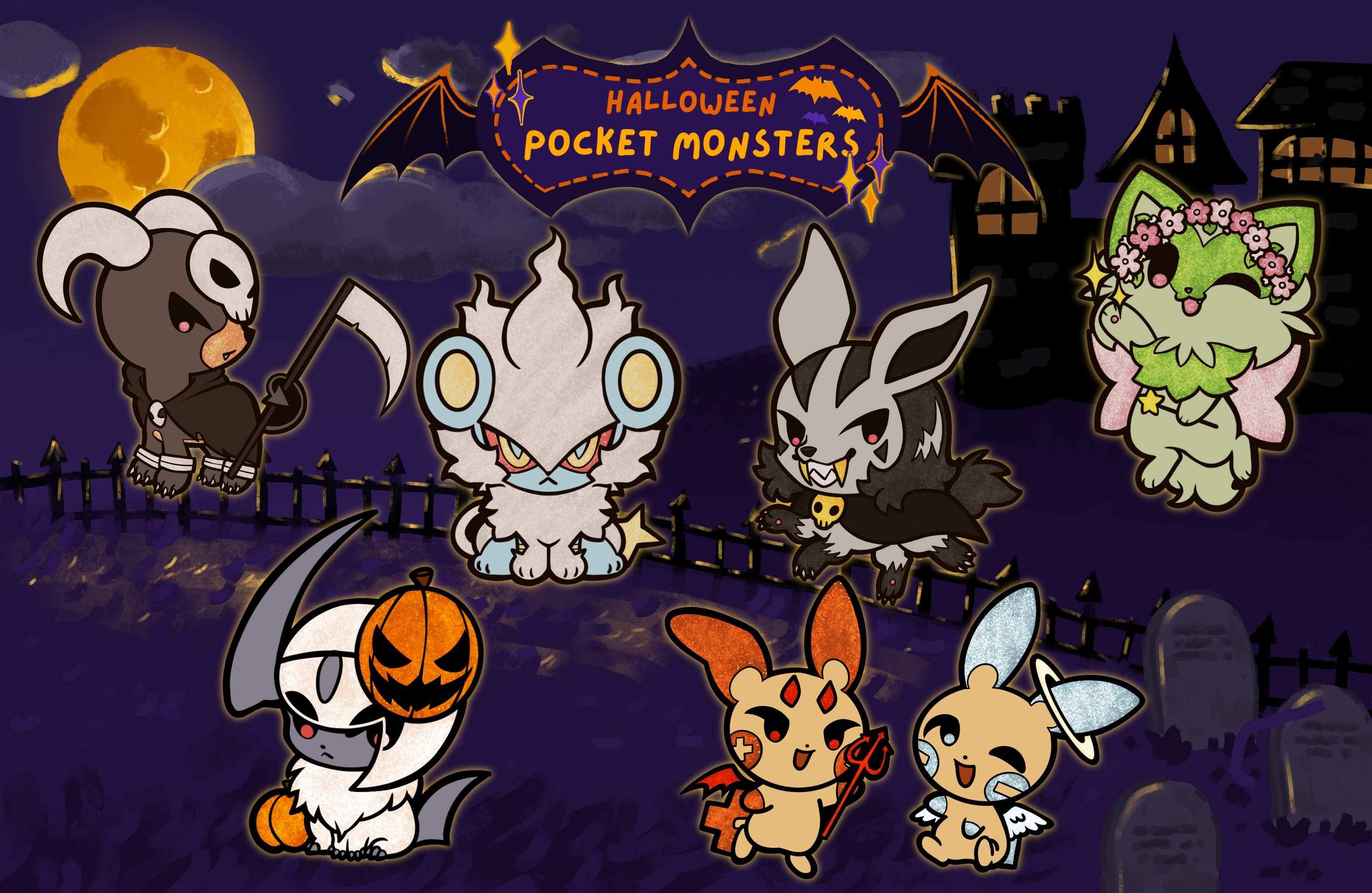 Get Ready for Halloween Pocket Monsters