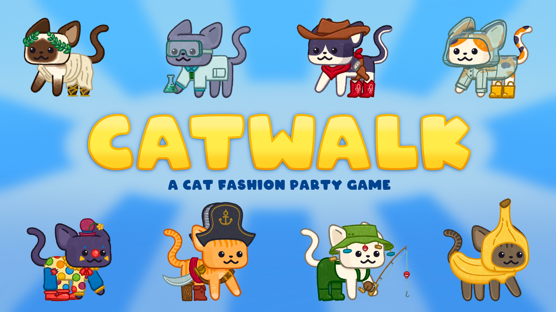 Get Ready for Catwalk - A Cat Fashion Party Game