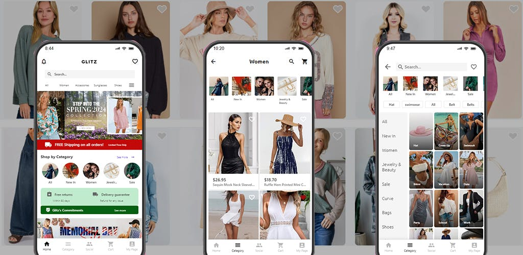 Get Ready for GLITZ : Fashion Shopping & Social Media App