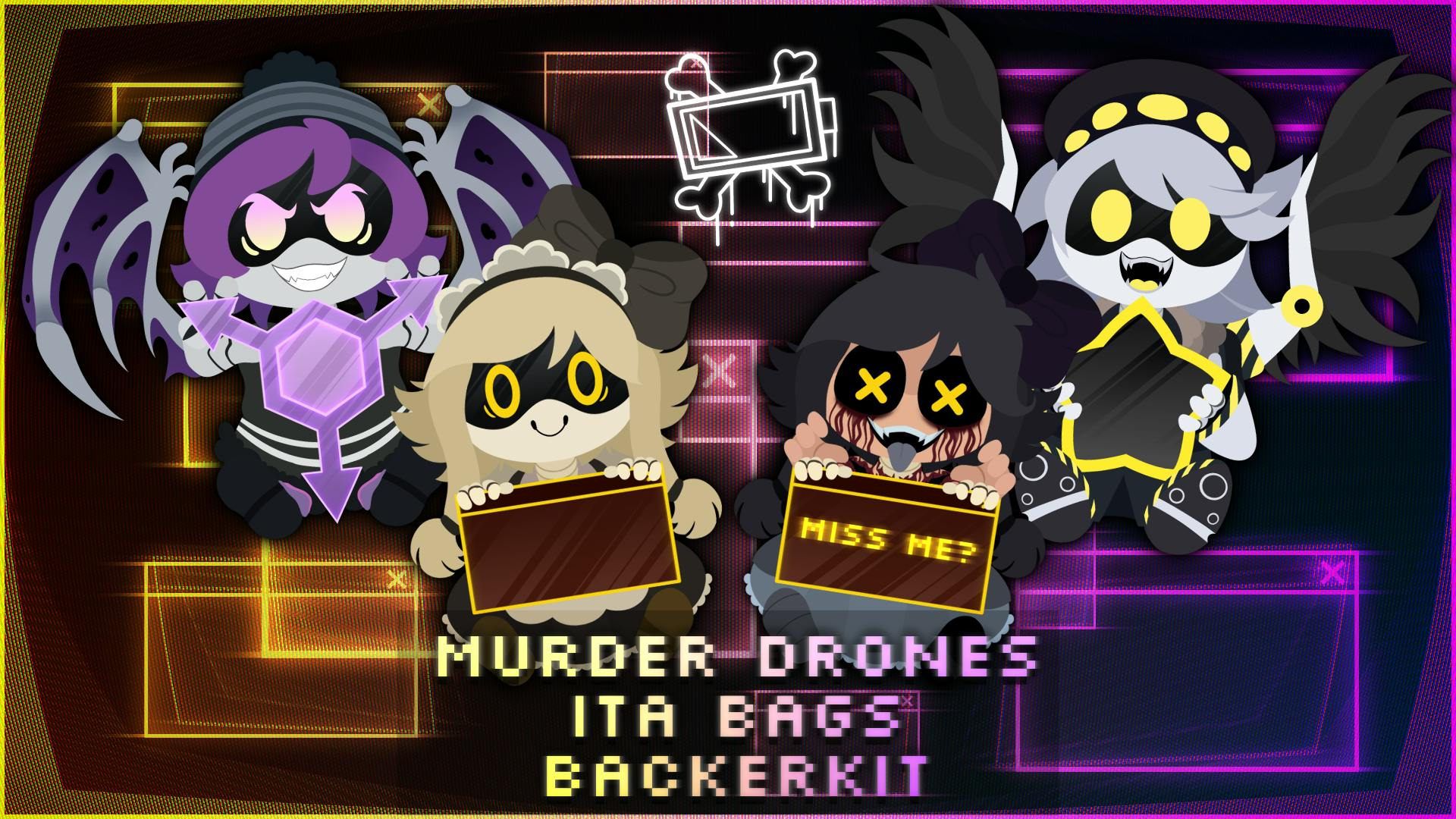 Get Ready for 💜 Murder Drones - Ita Bag Collection ! 💛