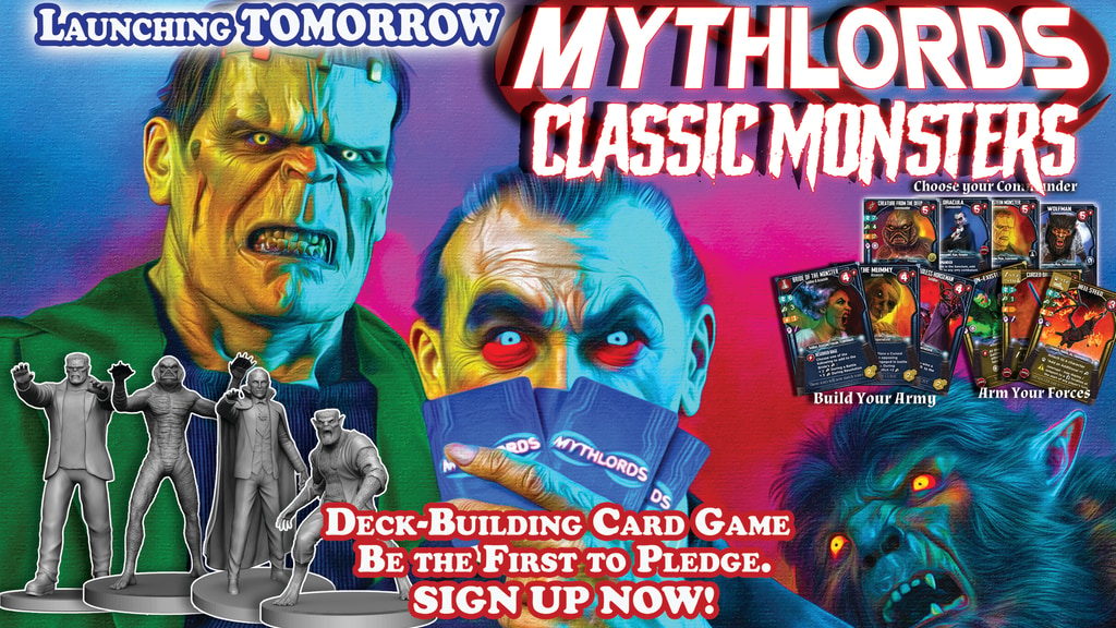 Launching Stream: Mythlords: Classic Monsters Card Game
