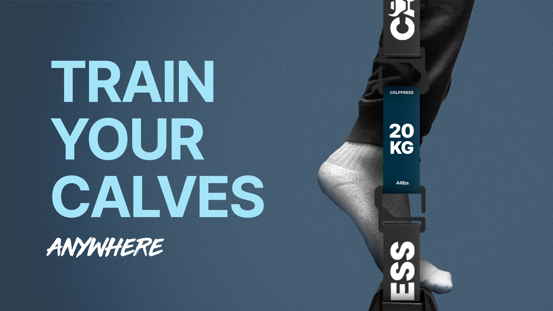 Train your calves anywhere | Gym-grade training, at your desk
