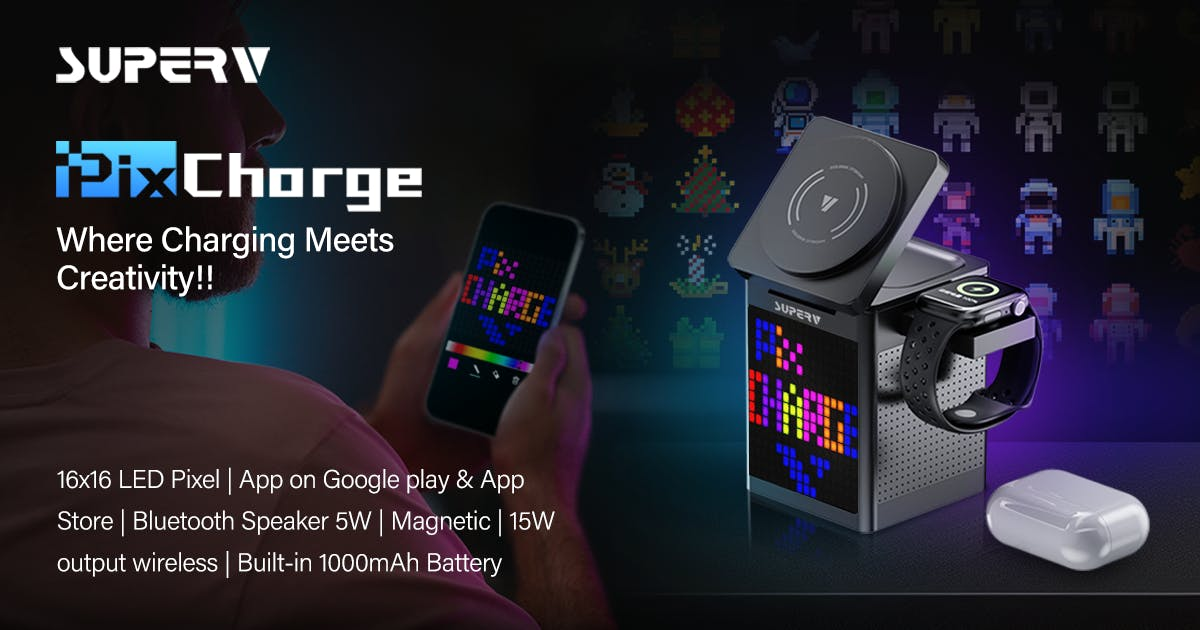 Get Ready for superv pixcharge: where charging meets creativity