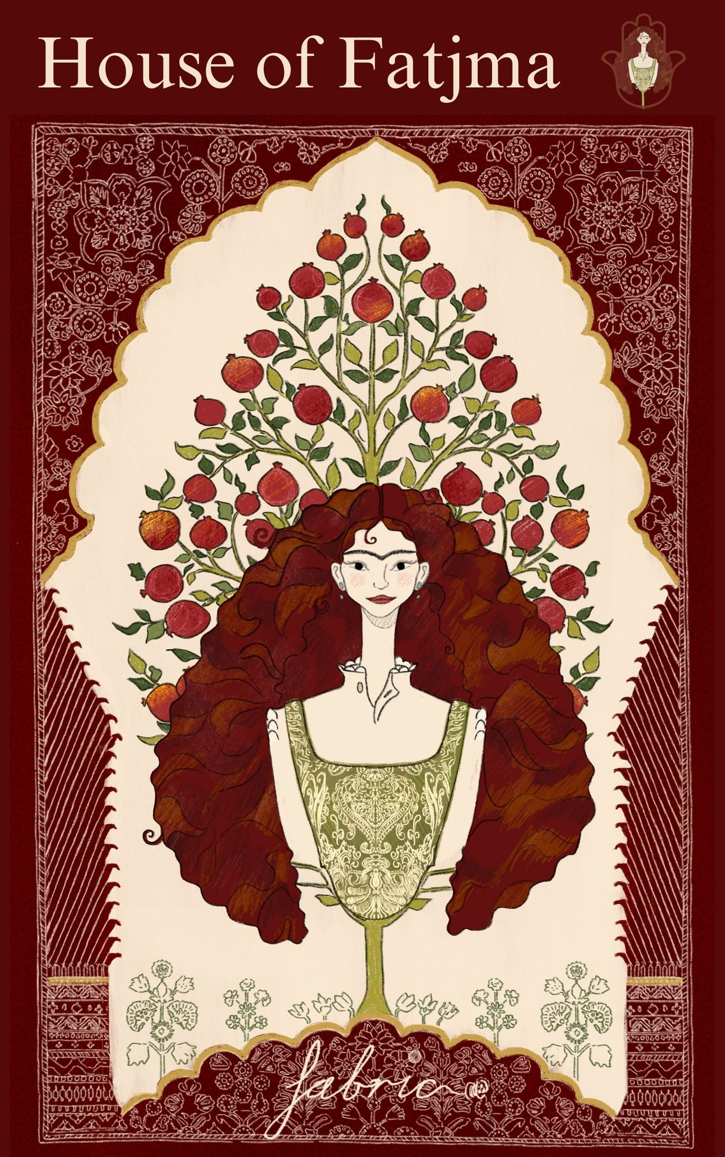 Before she speaks, her clothes bespoke.