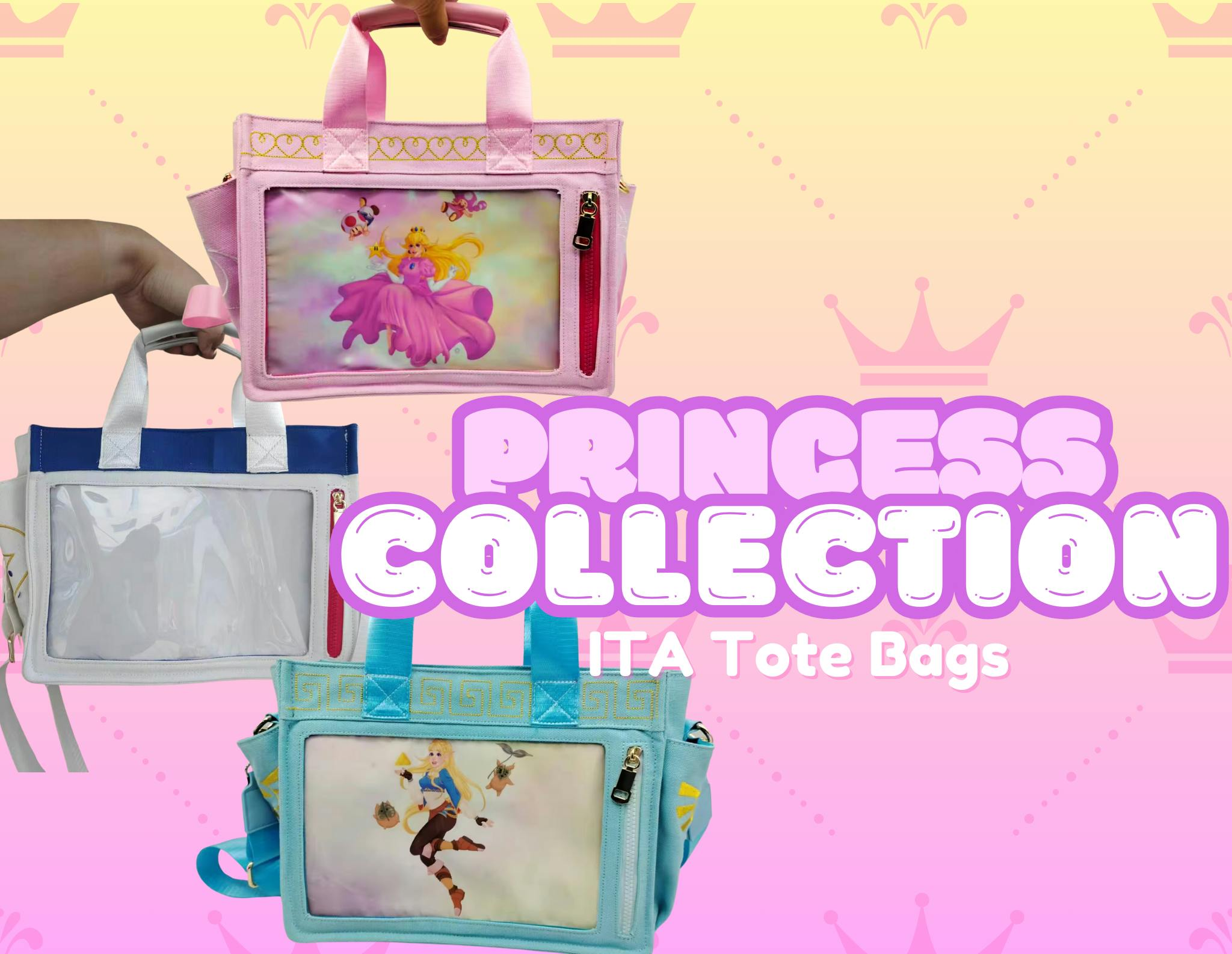 Get Ready for Princess Collection - ITA Tote Bags
