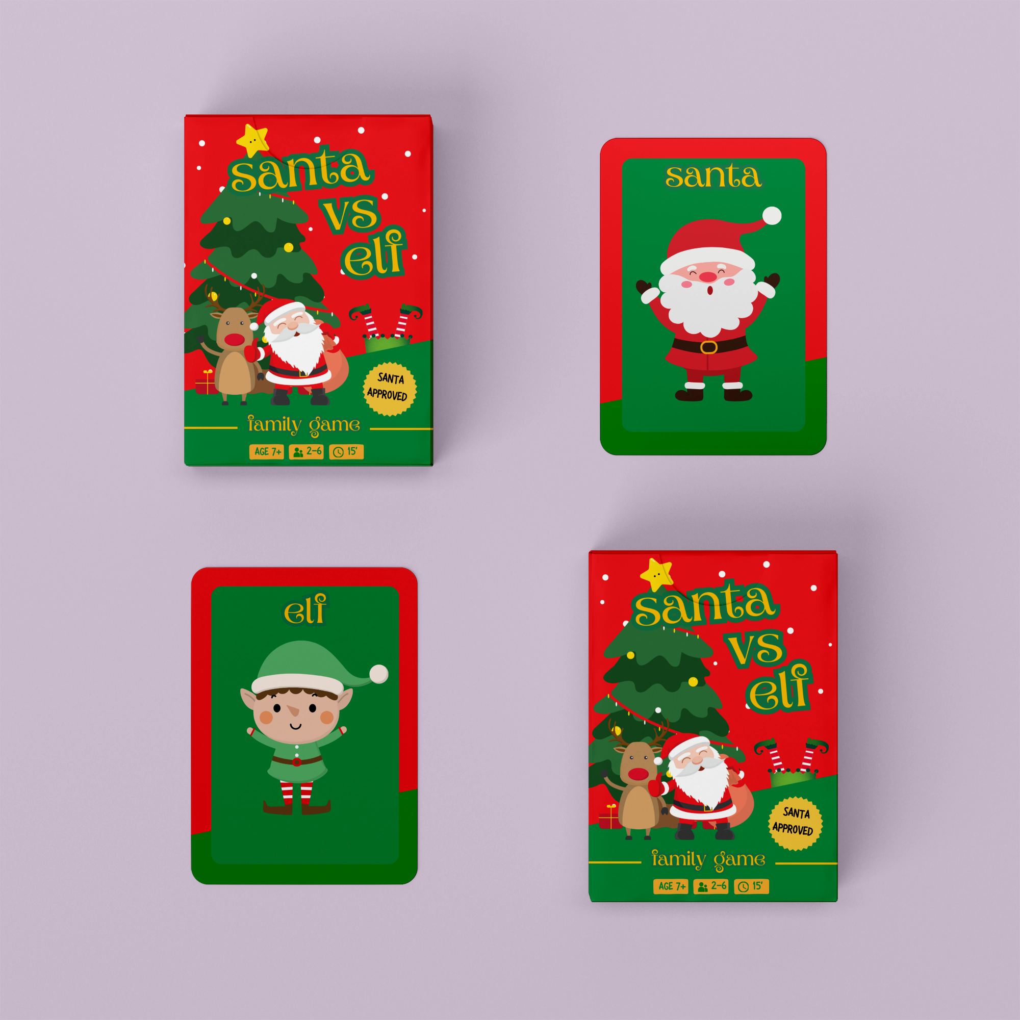 Get Ready for Santa VS Elf