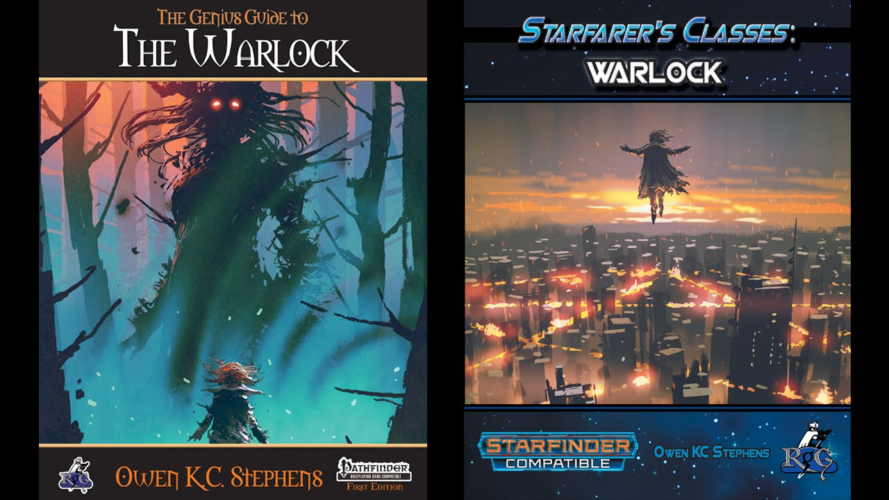 Get Ready for the Warlock for Pathfinder 1e and Starfinder 1e