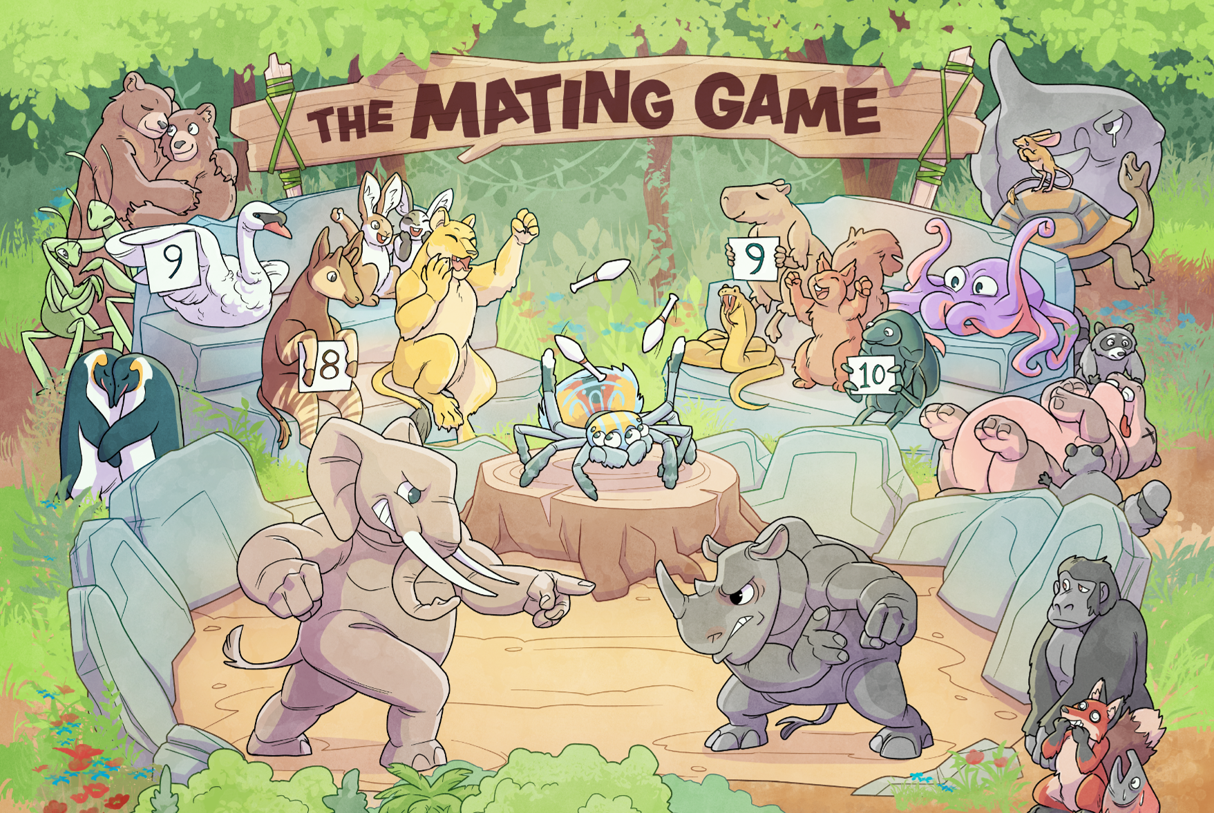 Learn about animal mate choice in this casual mashup of science and game fun!