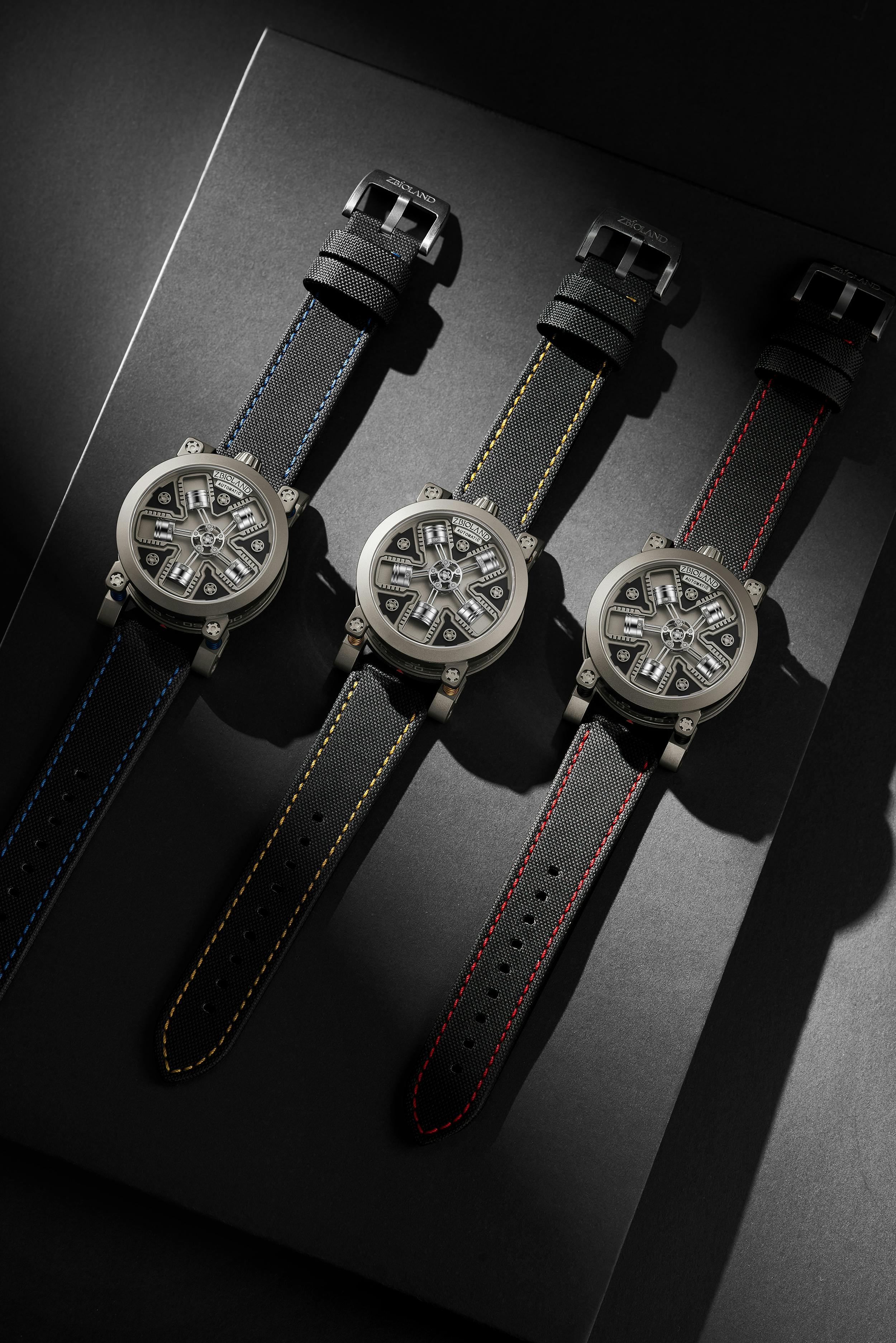 Get Ready for Rotary Engine Titanium Watch by Zbioland