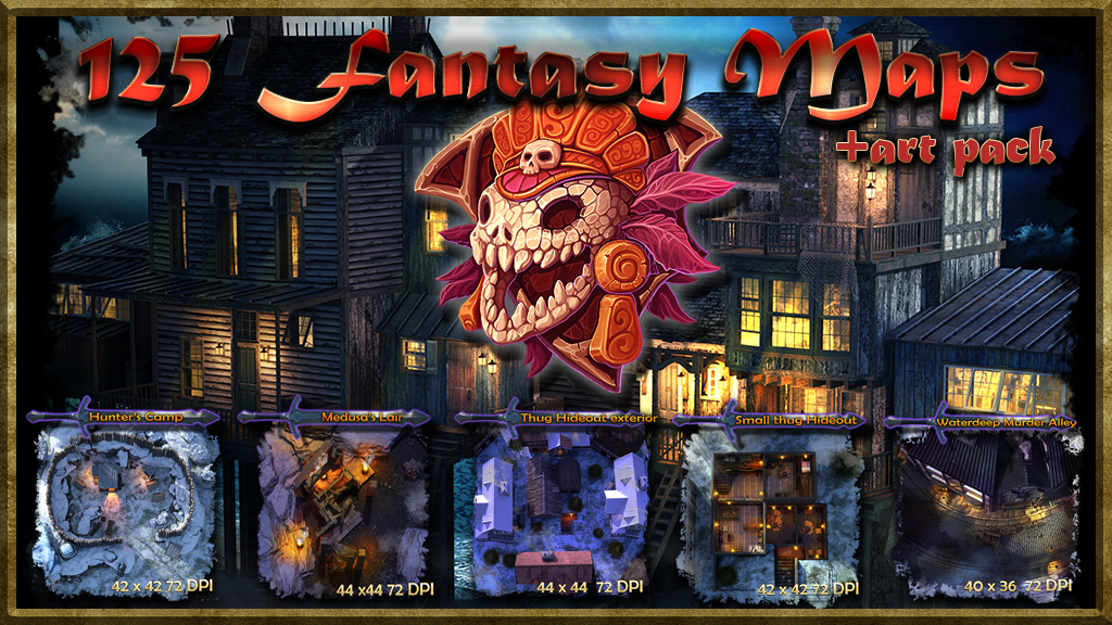 Get Ready for 125 Fantasy maps