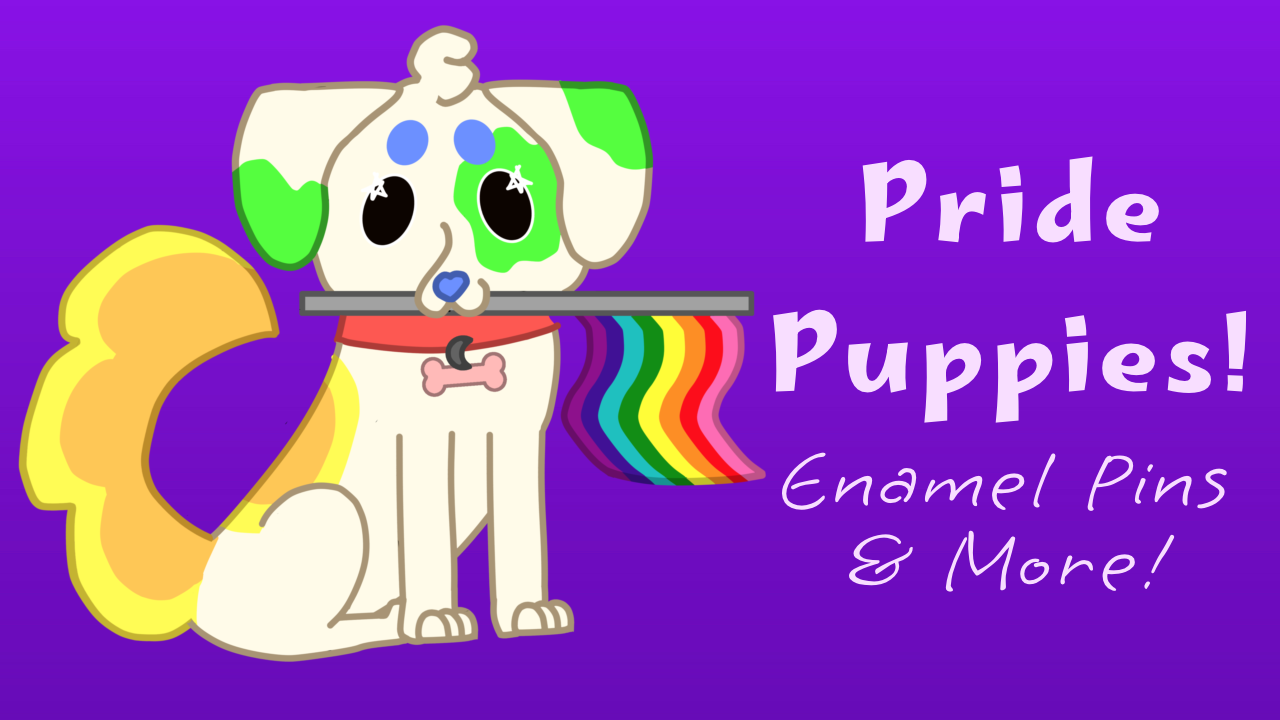 Get Ready for Pride Puppies Enamel Pins