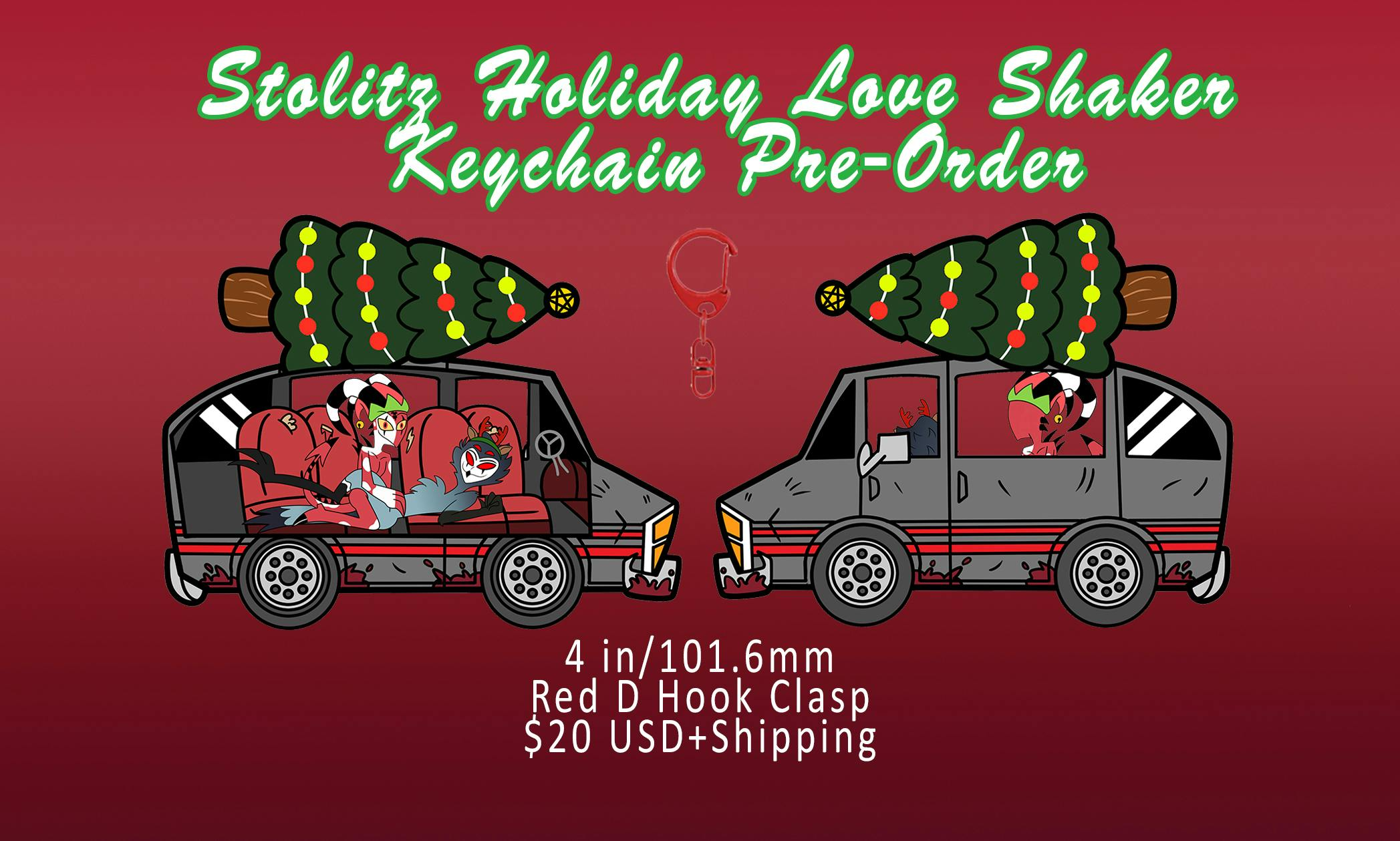 Get Ready for Stolitz Holiday Love Shaker Keychain Pre-Order