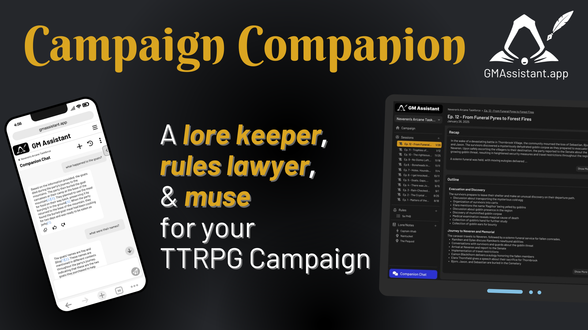 Introducing GM Assistant’s New Campaign Companion