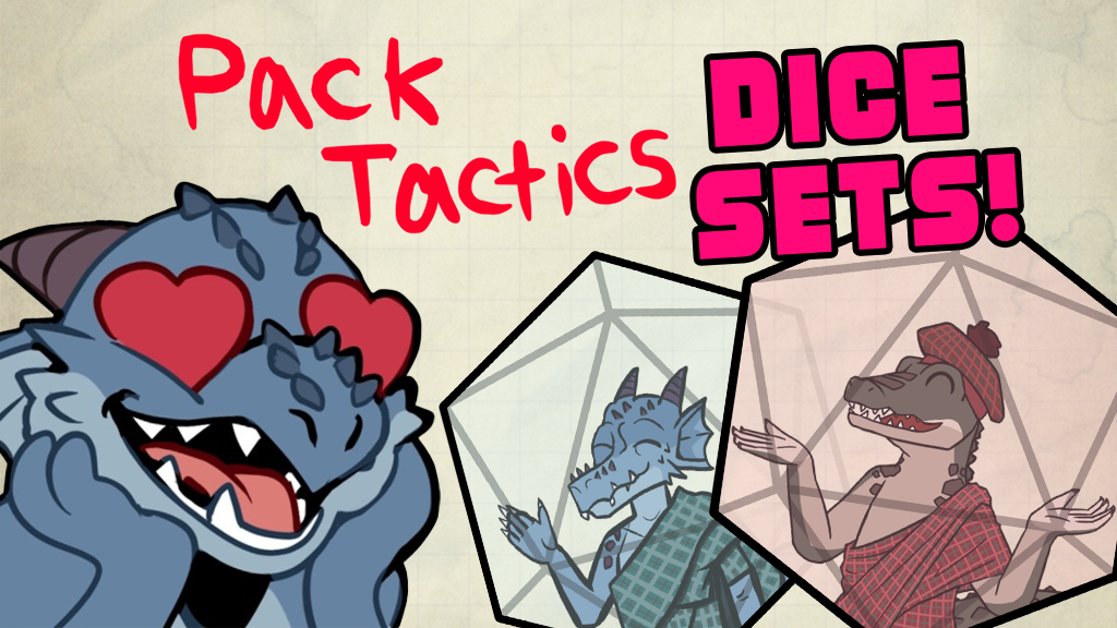 Get Ready for Pack Tactics | Kobold & Gator Dice Sets