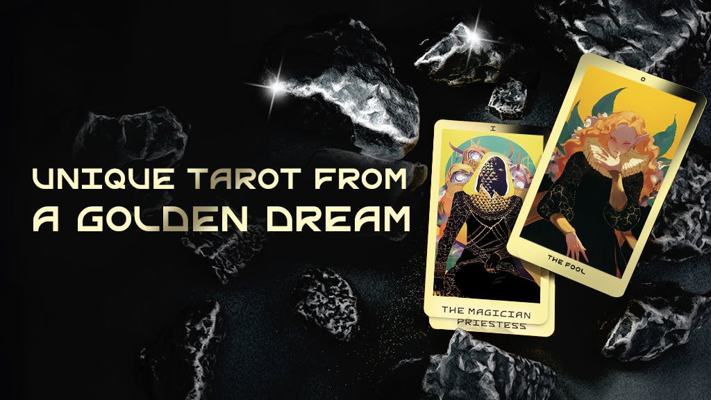 Get Ready for A Golden Dream Inspired Tarot Deck: Fantasy Meets Myth
