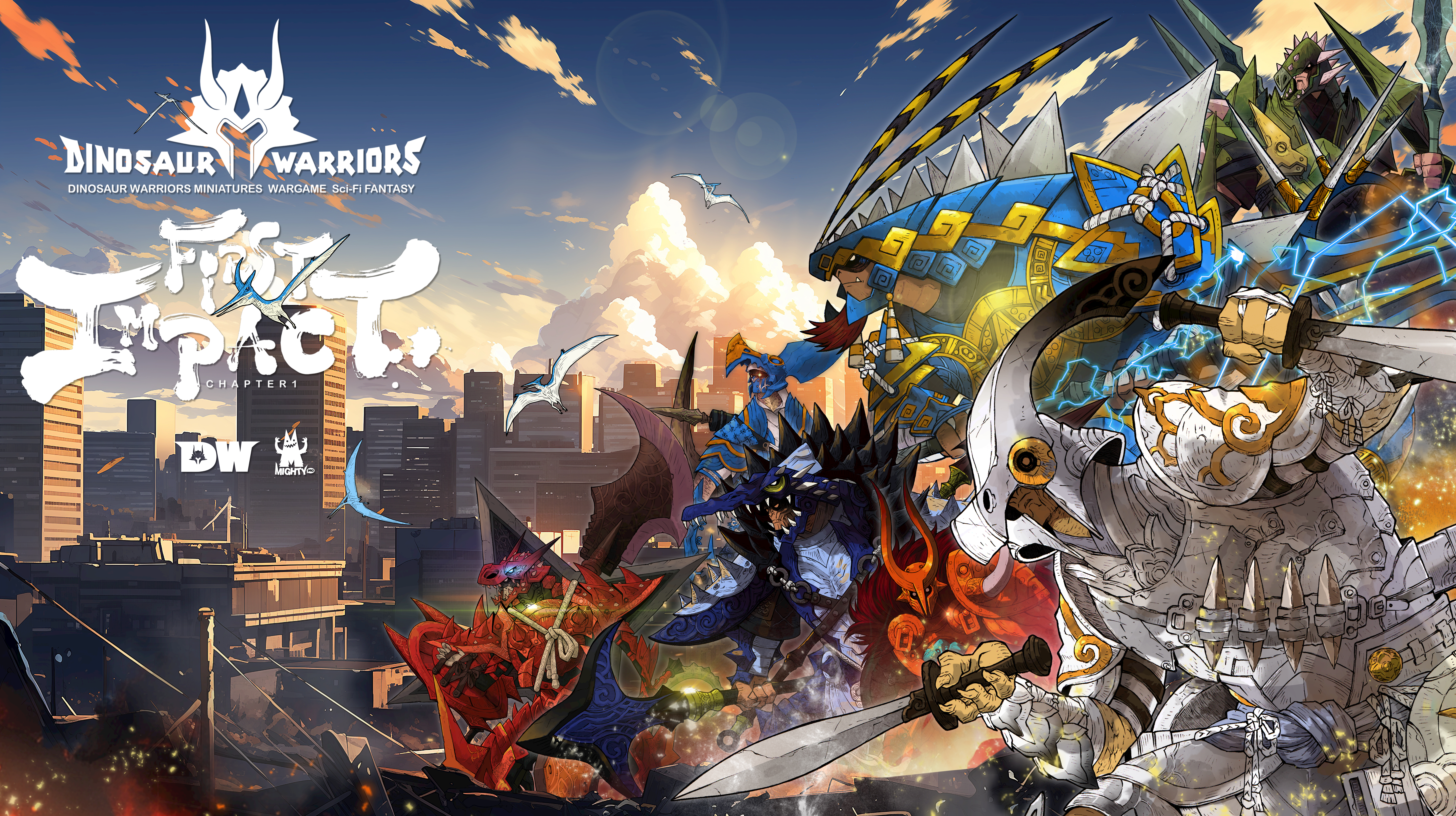 Get Ready for DINOSAUUR WARRIORS  MINIATURE WARGAME