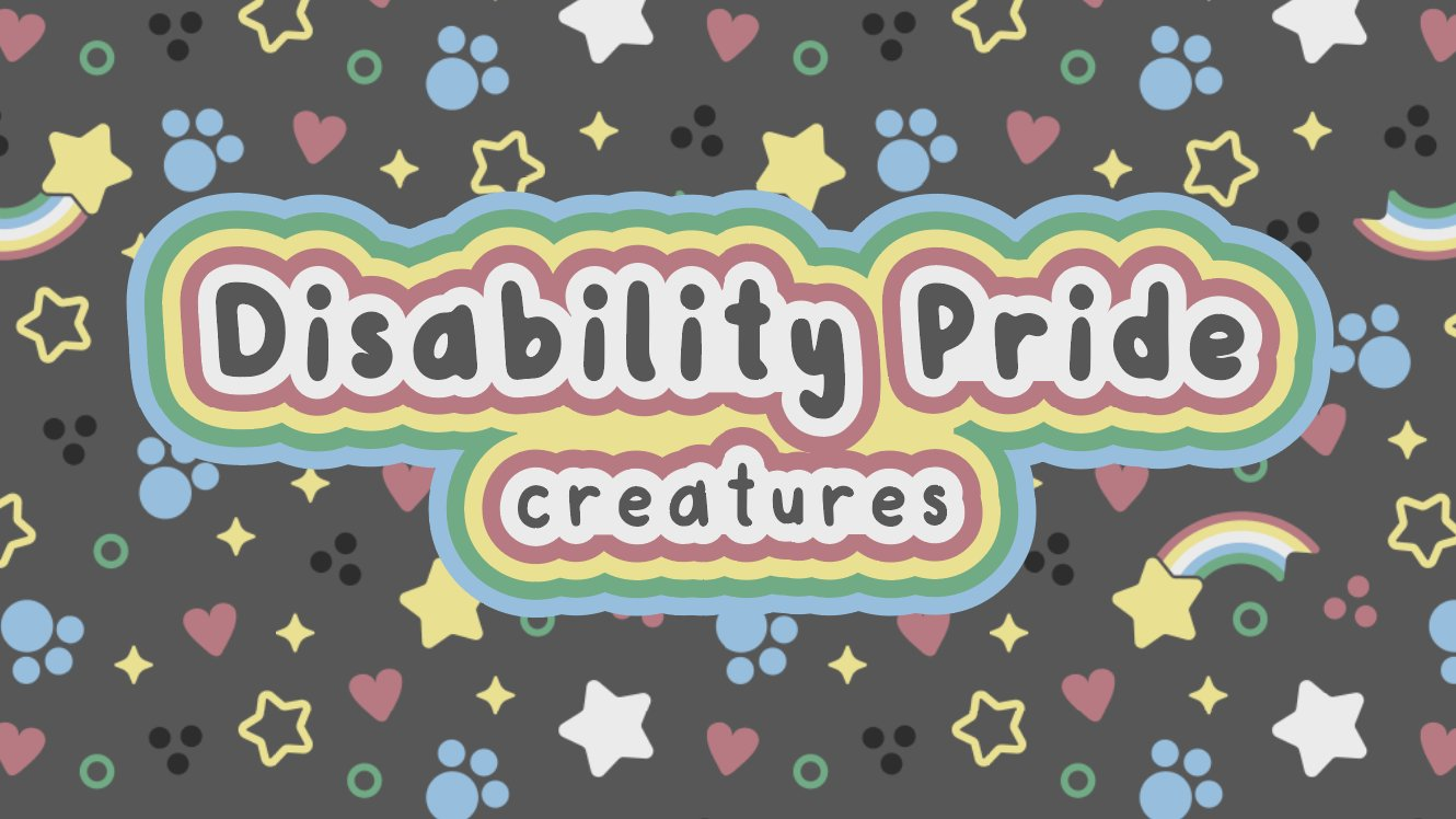 Get Ready for disability pride creatures SERIES 2 - plushies + more!