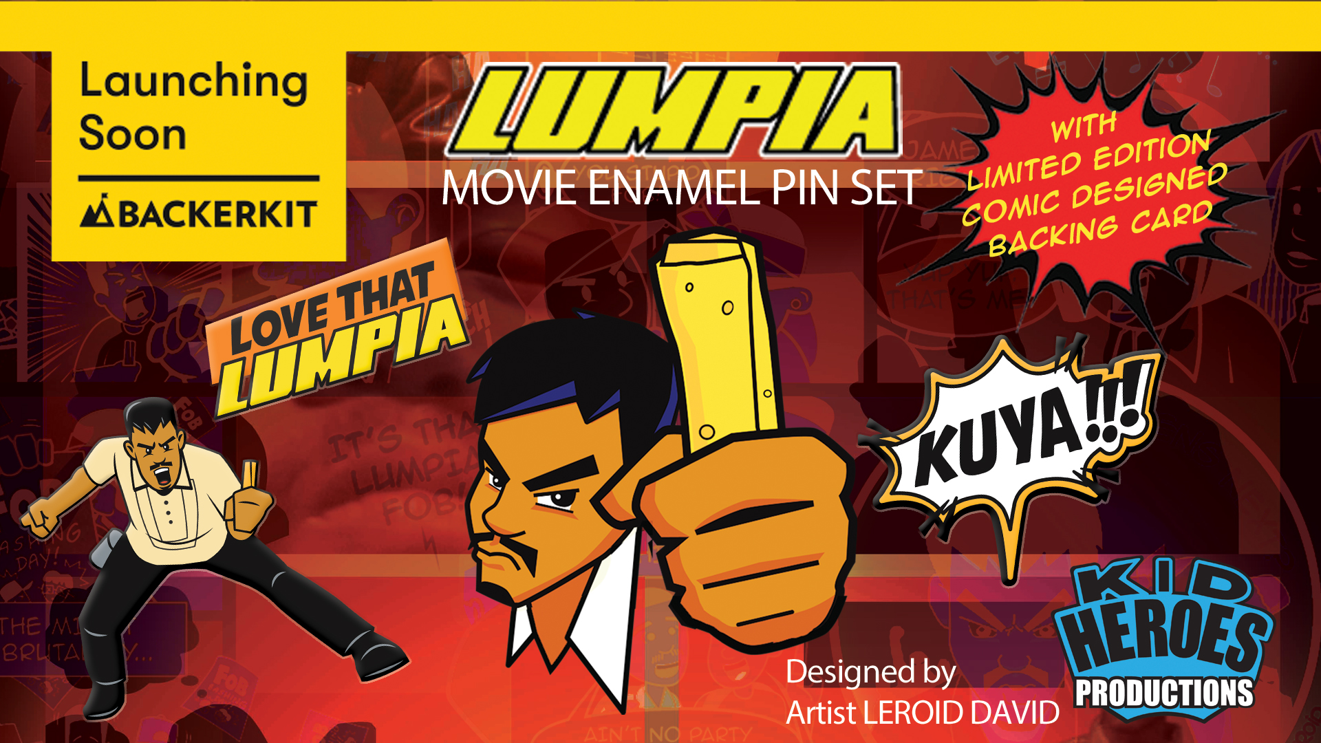 FULL REVEAL: Original LUMPIA Movie Enamel Pin Set!