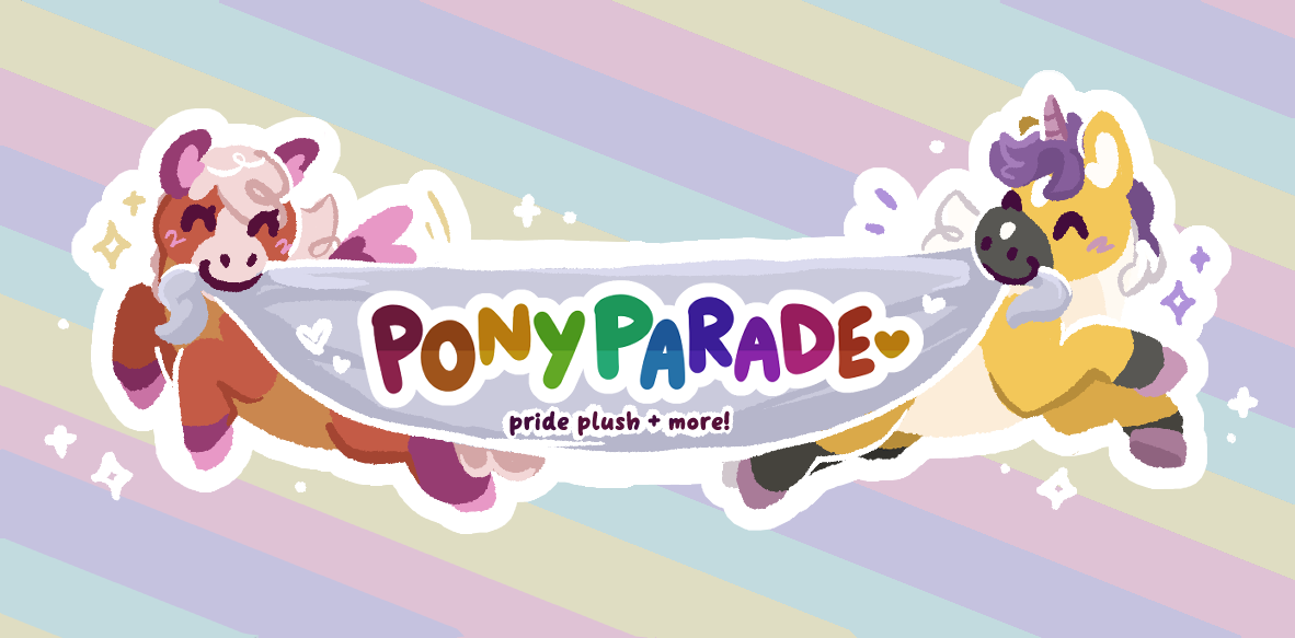 Get Ready for Pony Parade- plush pals!