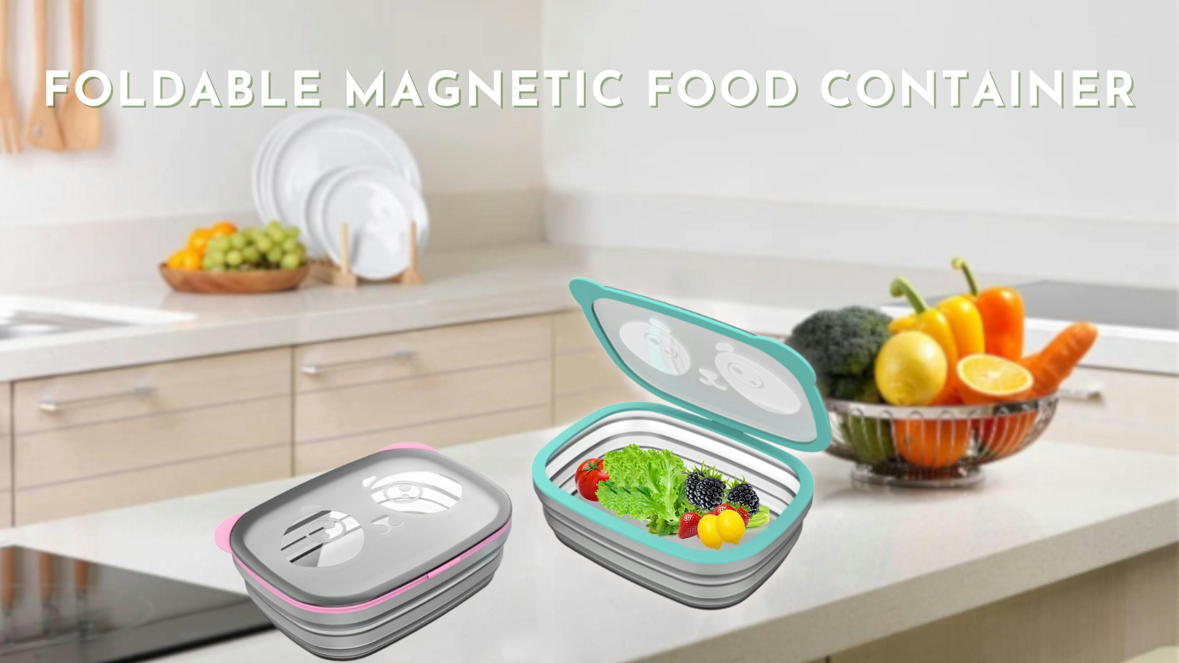 Get Ready for Foldable Magnetic Food Container: Kitchen Storage Experience
