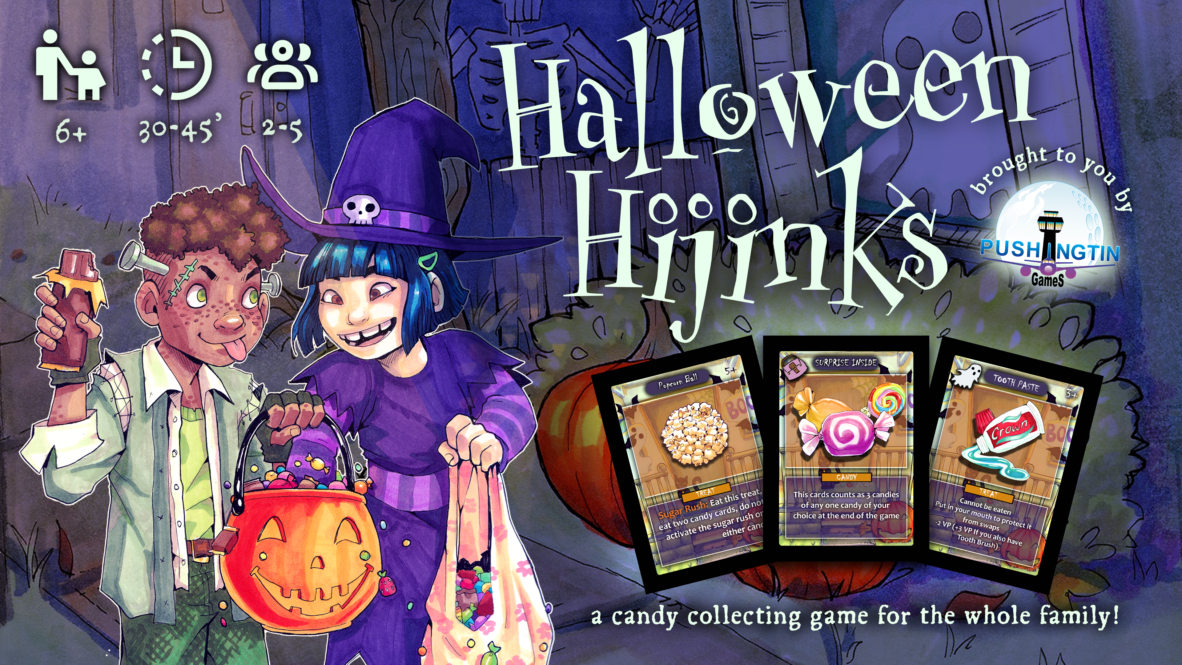A Halloween Card Game Full of Tricks, Treats, and Halloween Hijinks!
