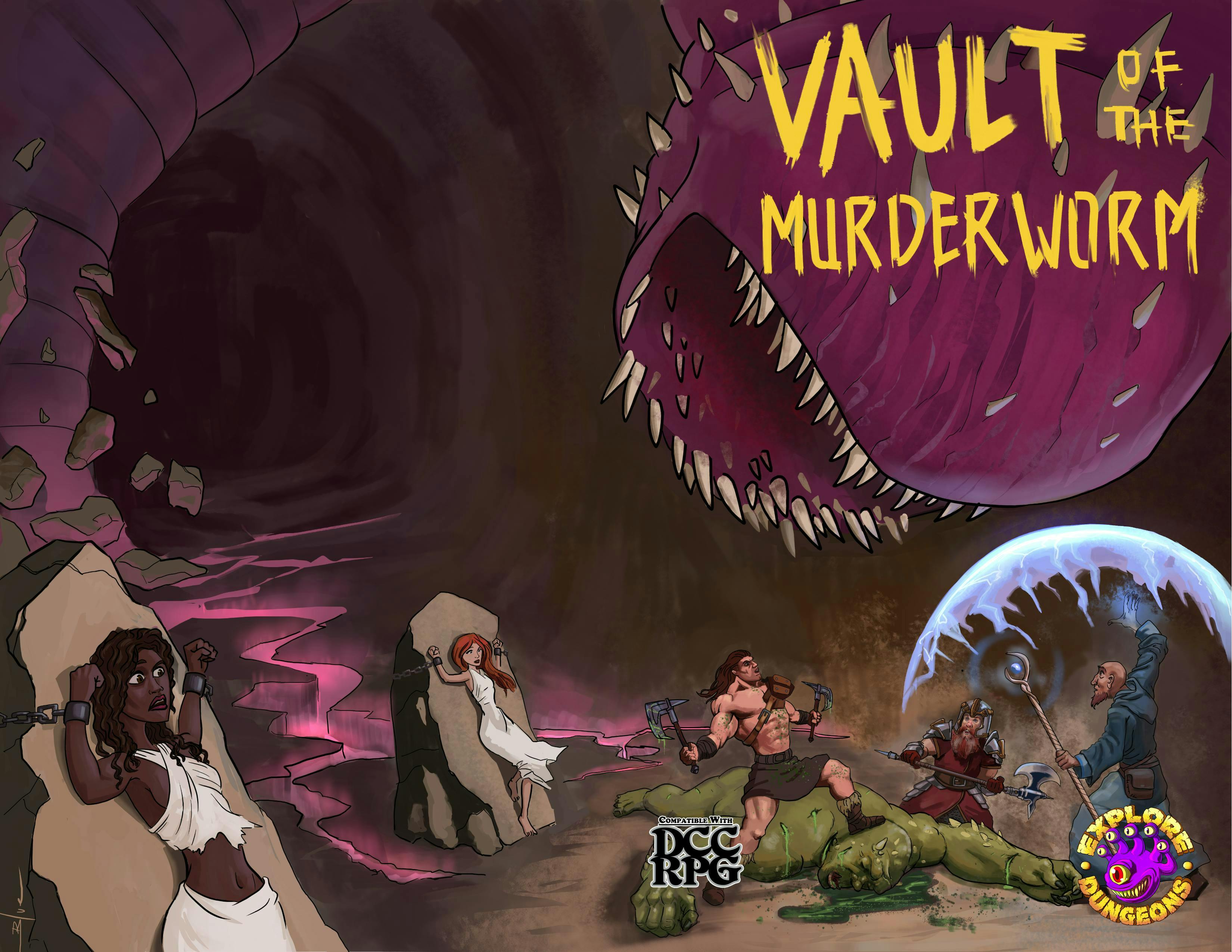 Coming Soon: Heroic Adventure! #2 - Vault of the Murderworm for DCC RPG