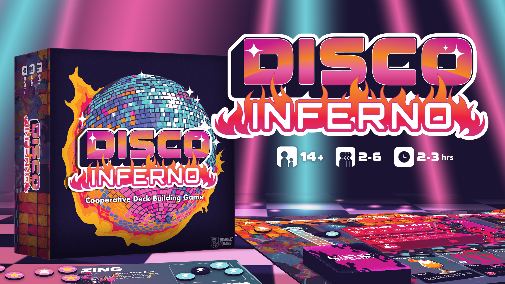 Get Ready for Disco Inferno — A Dance Battle Cooperative Deck Building Game