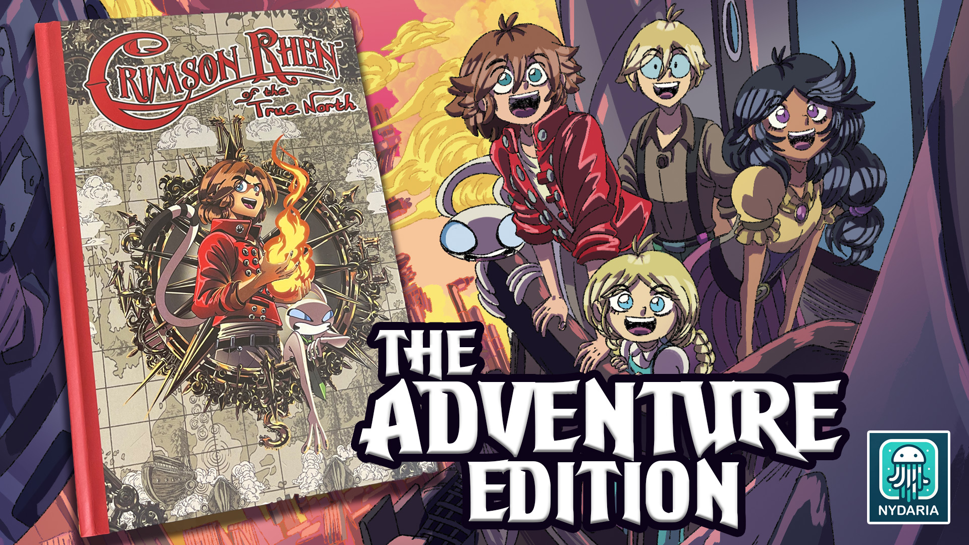 Get Ready for Crimson Rhen: The Adventure Edition Hardcover Graphic Novel