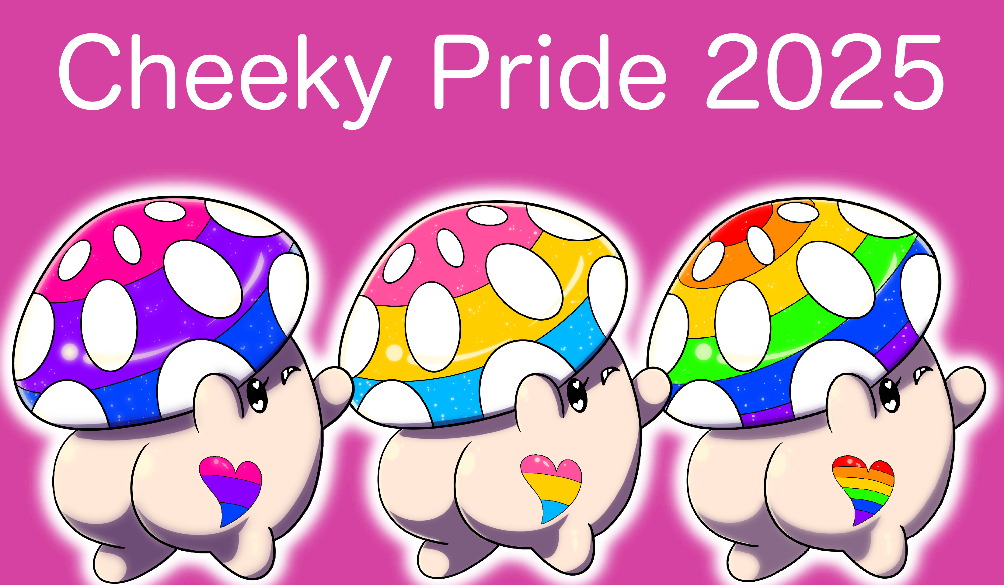 Get Ready for Cheeky Mushroom Pride Pins