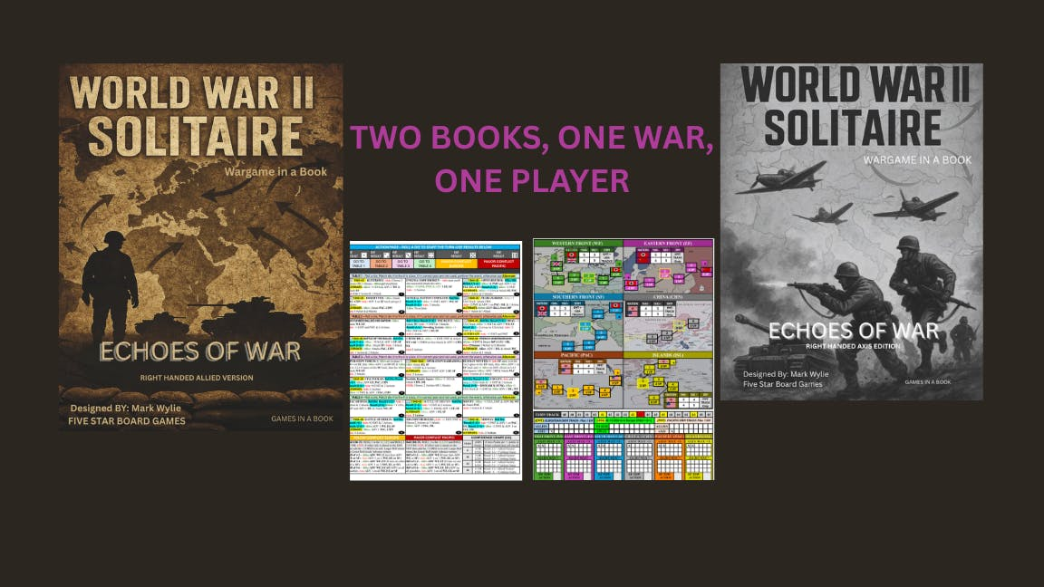 Get Ready for WWII Solitaire – Solo War Game Books: Axis & Allies