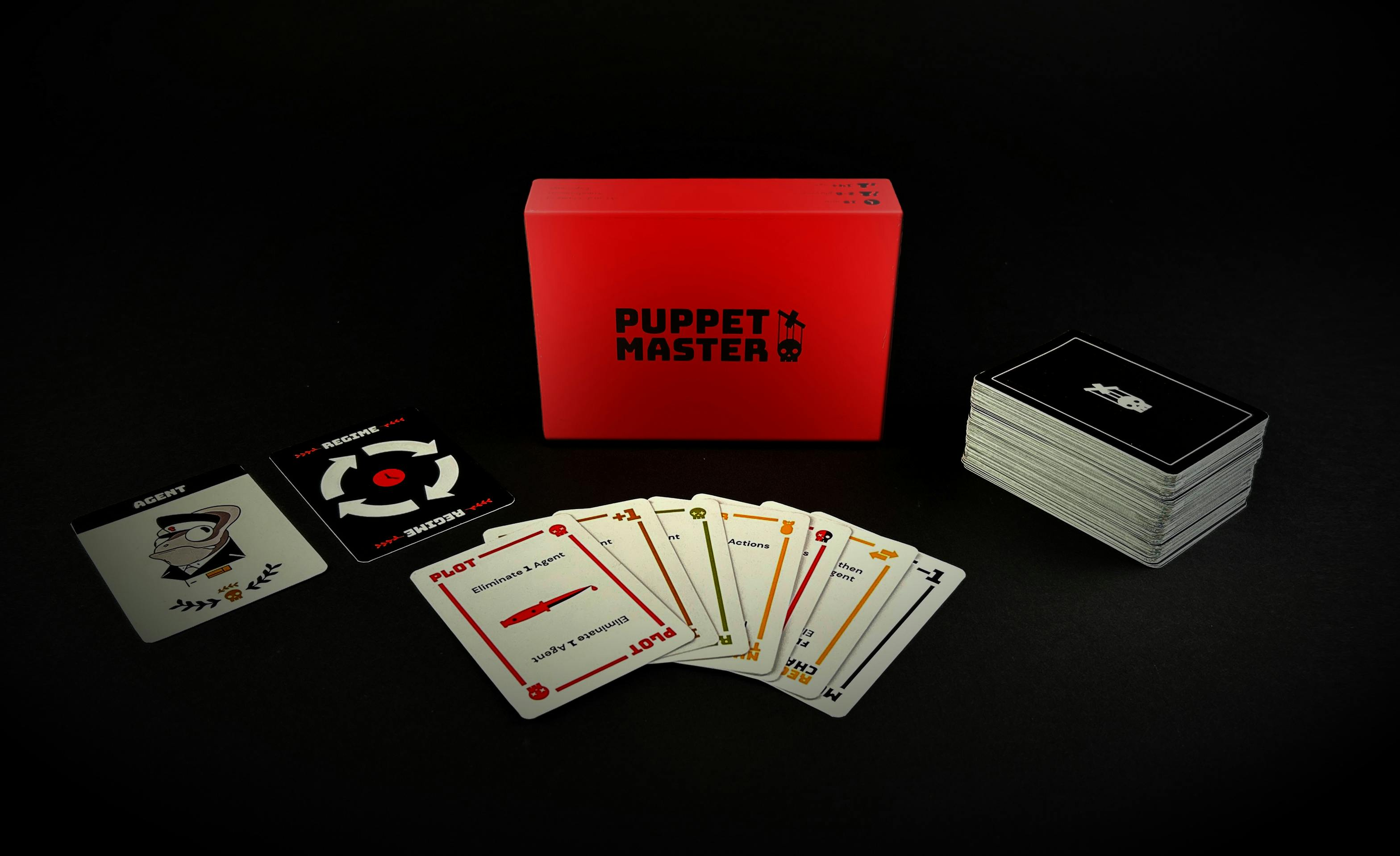 Get Ready for Puppet Master: A Quick Card Game of Simultaneous Espionage