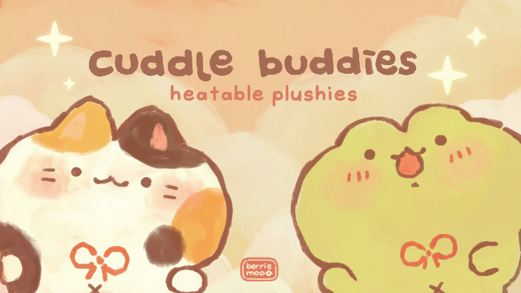 Get Ready for the ultimate Cuddle Buddies: Heatable Plushies + Pins