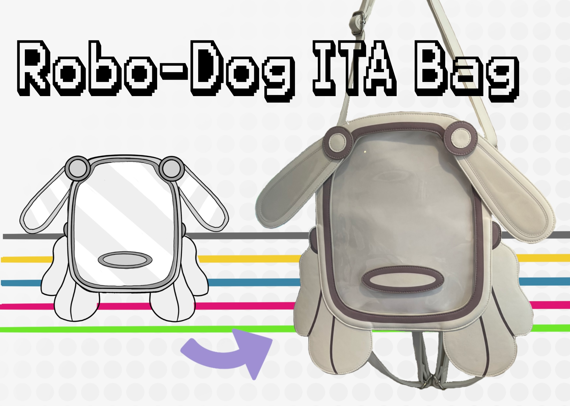 Get Ready for Robo-Dog Ita Bag- 2000s Style Revamped!