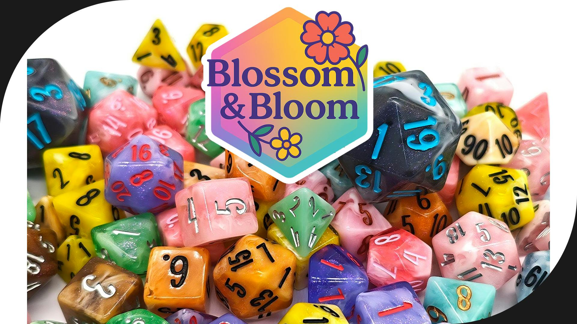 Get Ready for Blossom & Bloom: 7-Die RPG Set