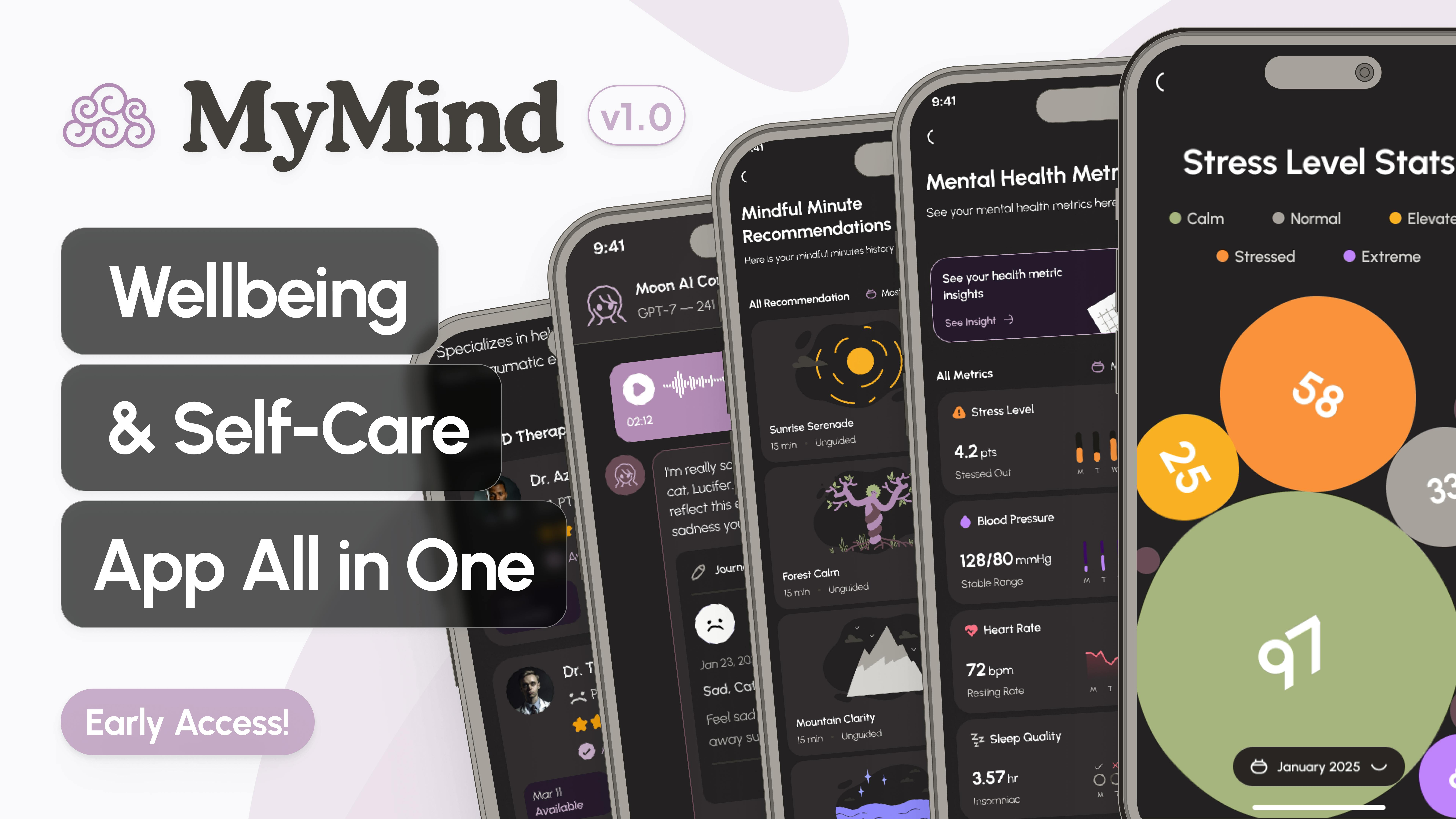 Get Ready for MyMind - Wellbeing & Self-Care App All-in-One
