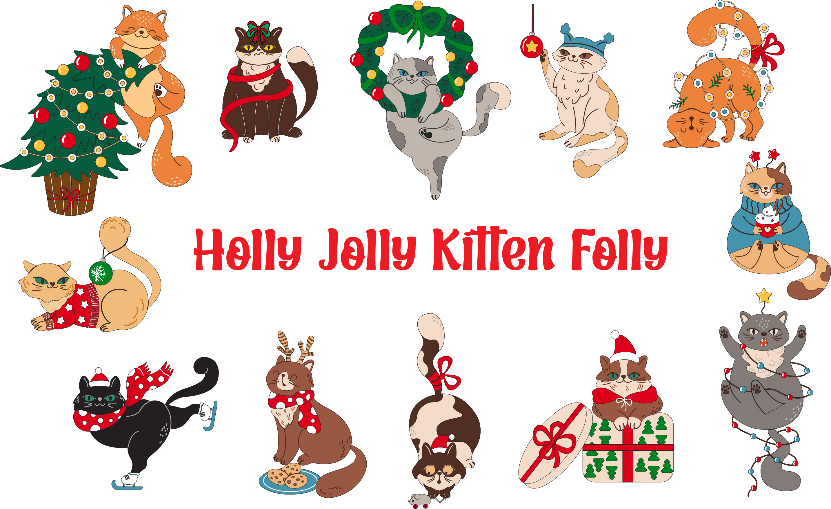 Get Ready for Holly Jolly Kitten Folly