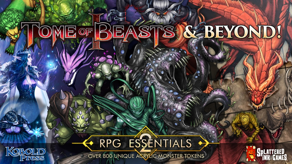 Get Ready for RPG ESSENTIALS 2: Tome of Beasts & Beyond - TTRPG Tokens