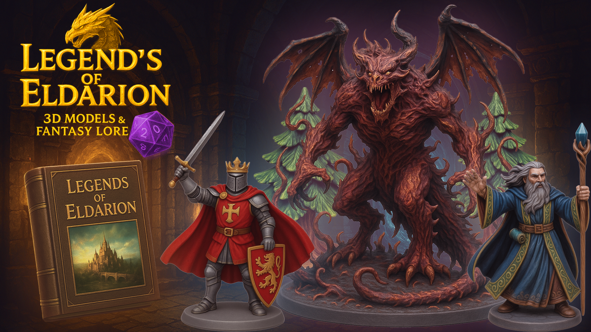 Get Ready for Legends of Eldarion - 3D Models & Fantasy Lore